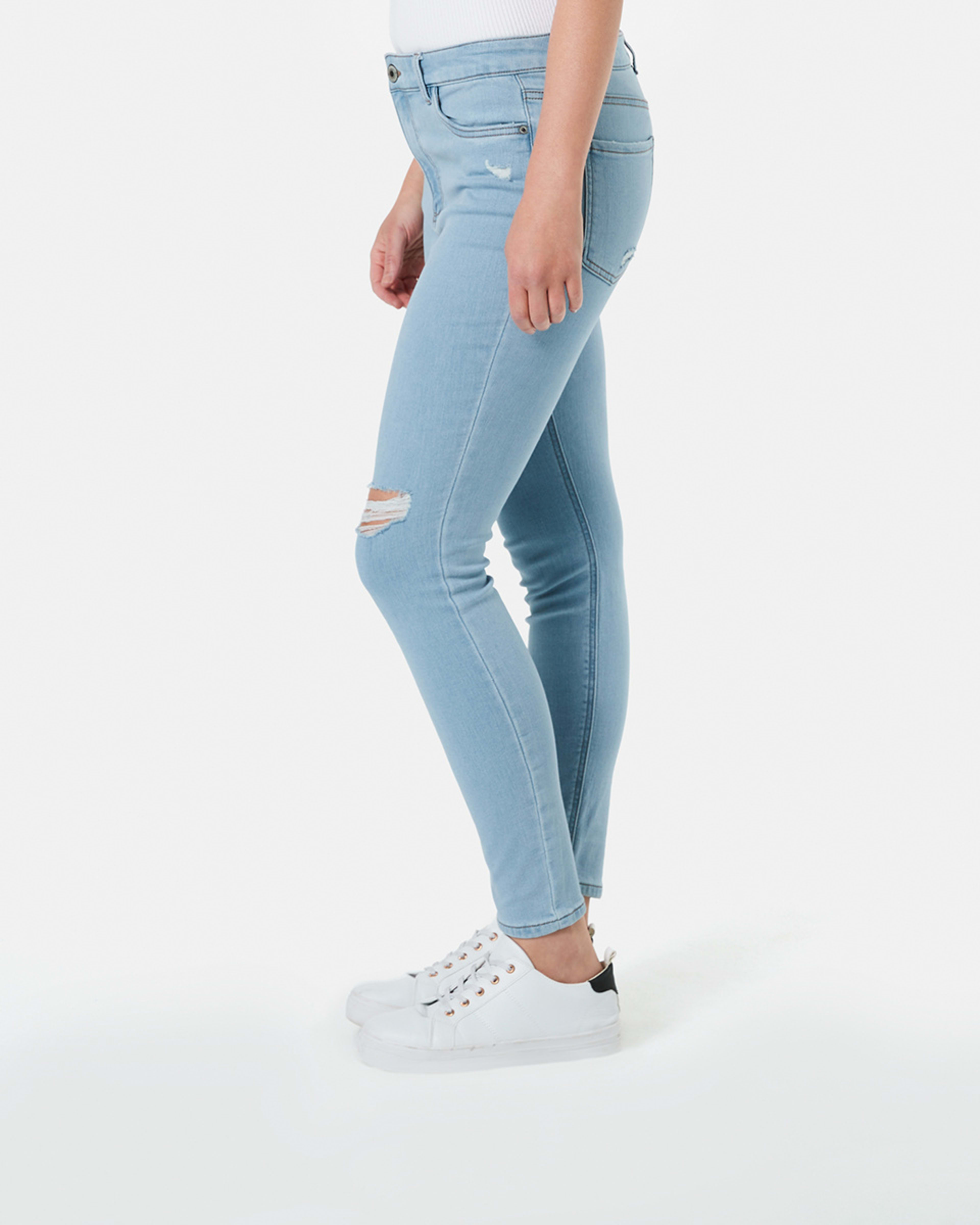 Distressed Skinny Knit Jeans Kmart