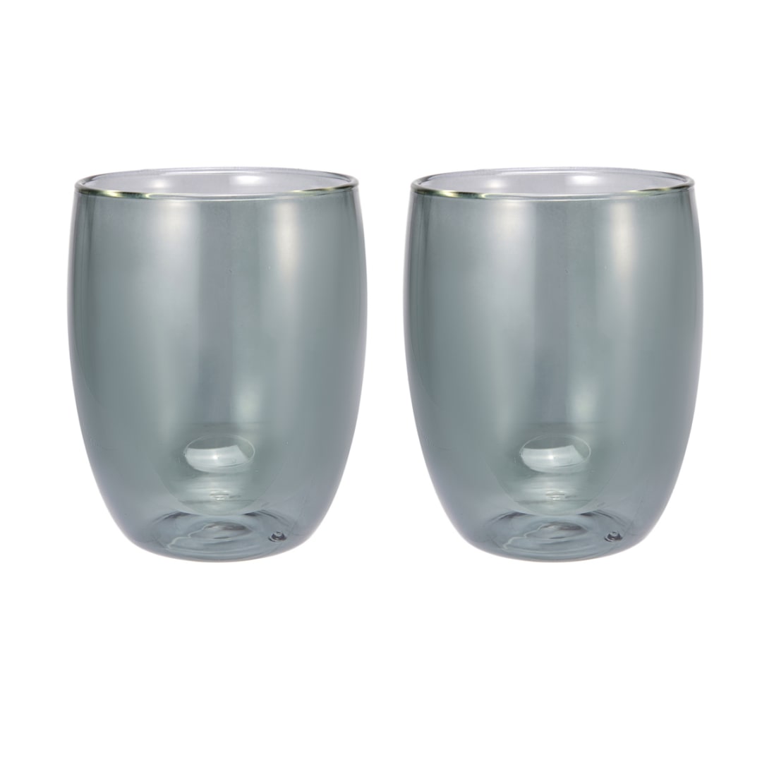 2 Smoke Double Wall Coffee Cups Kmart