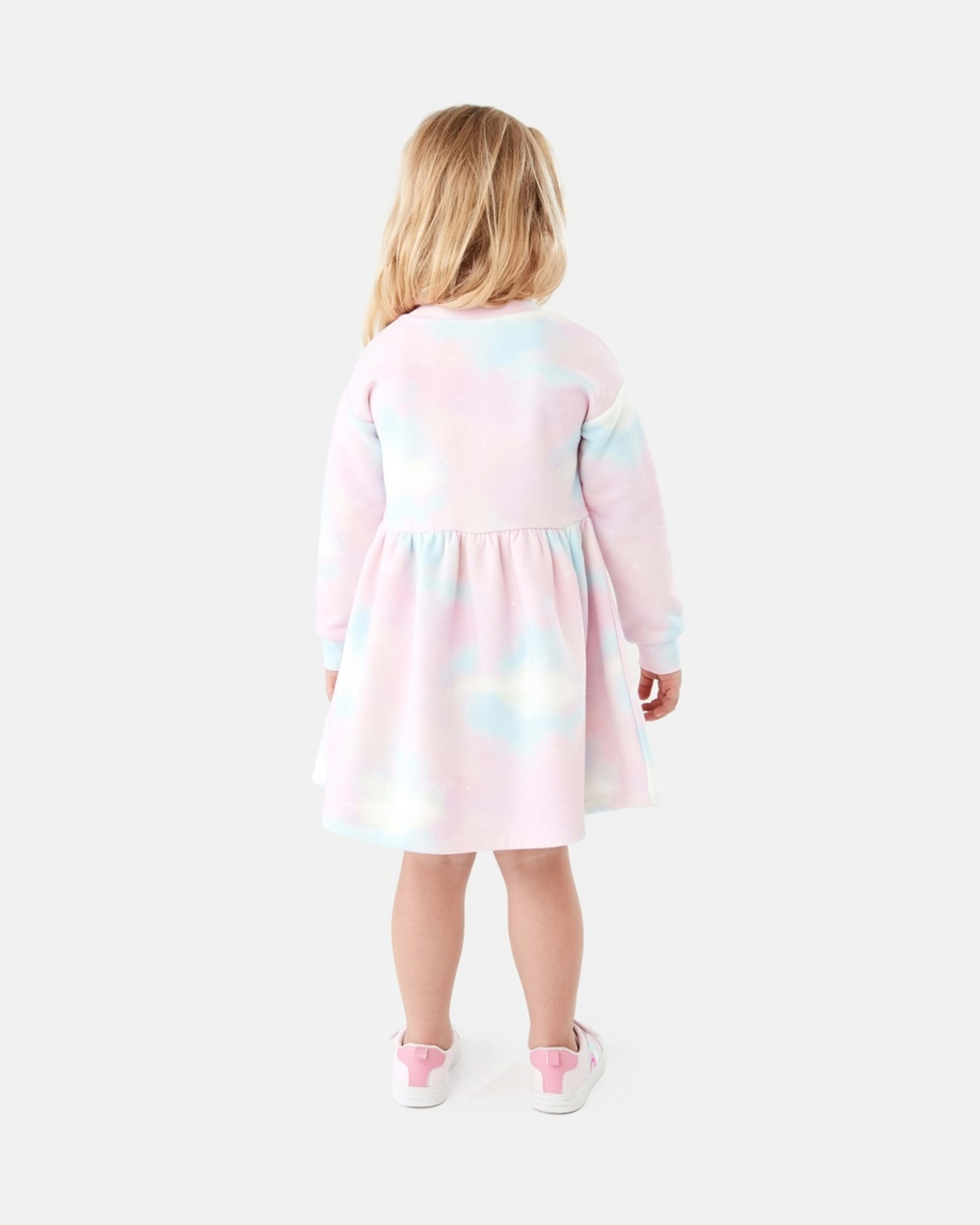 7 Printed Fleece Dress Galaxy, 7 of 9