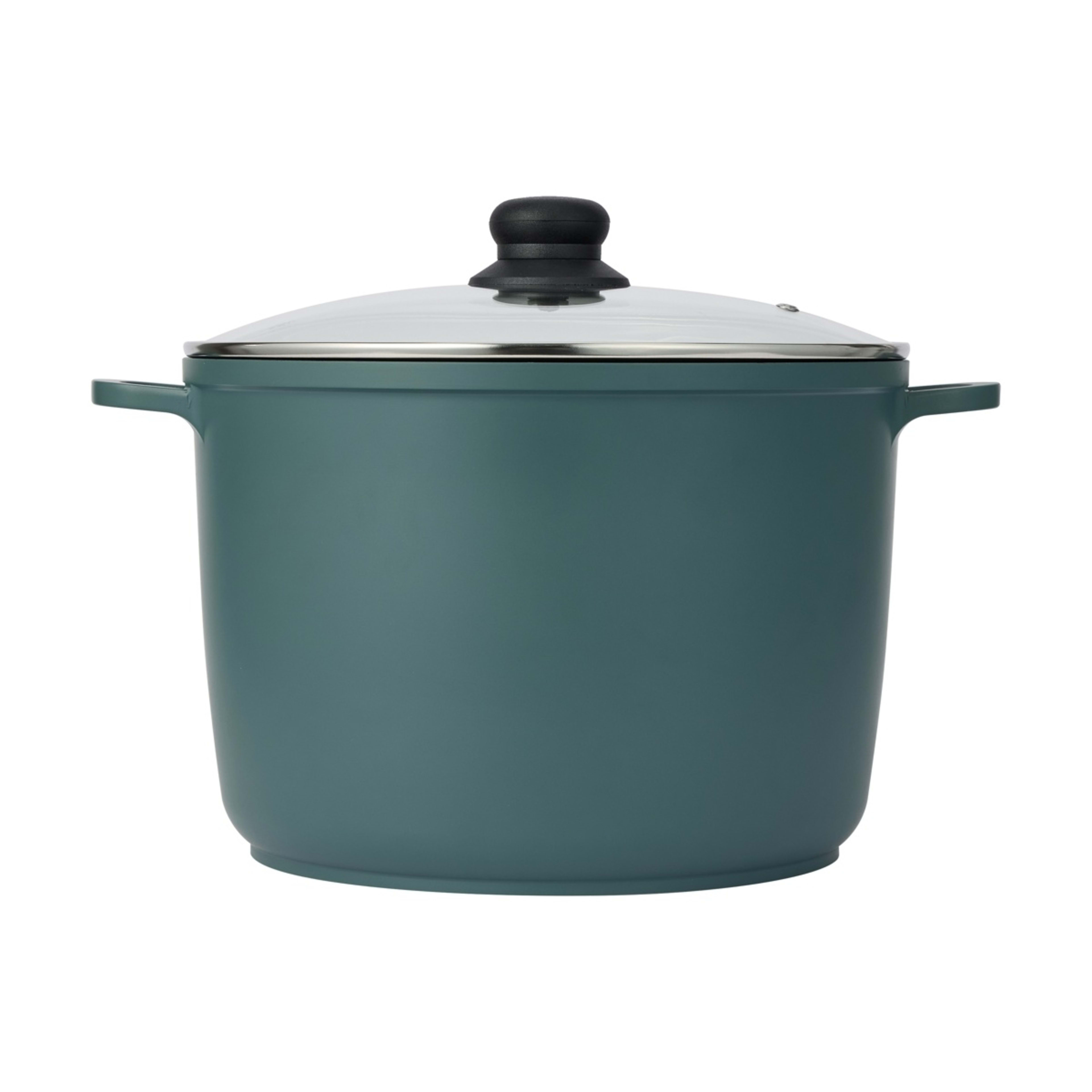 1 10L Green Cast Aluminium Stock Pot