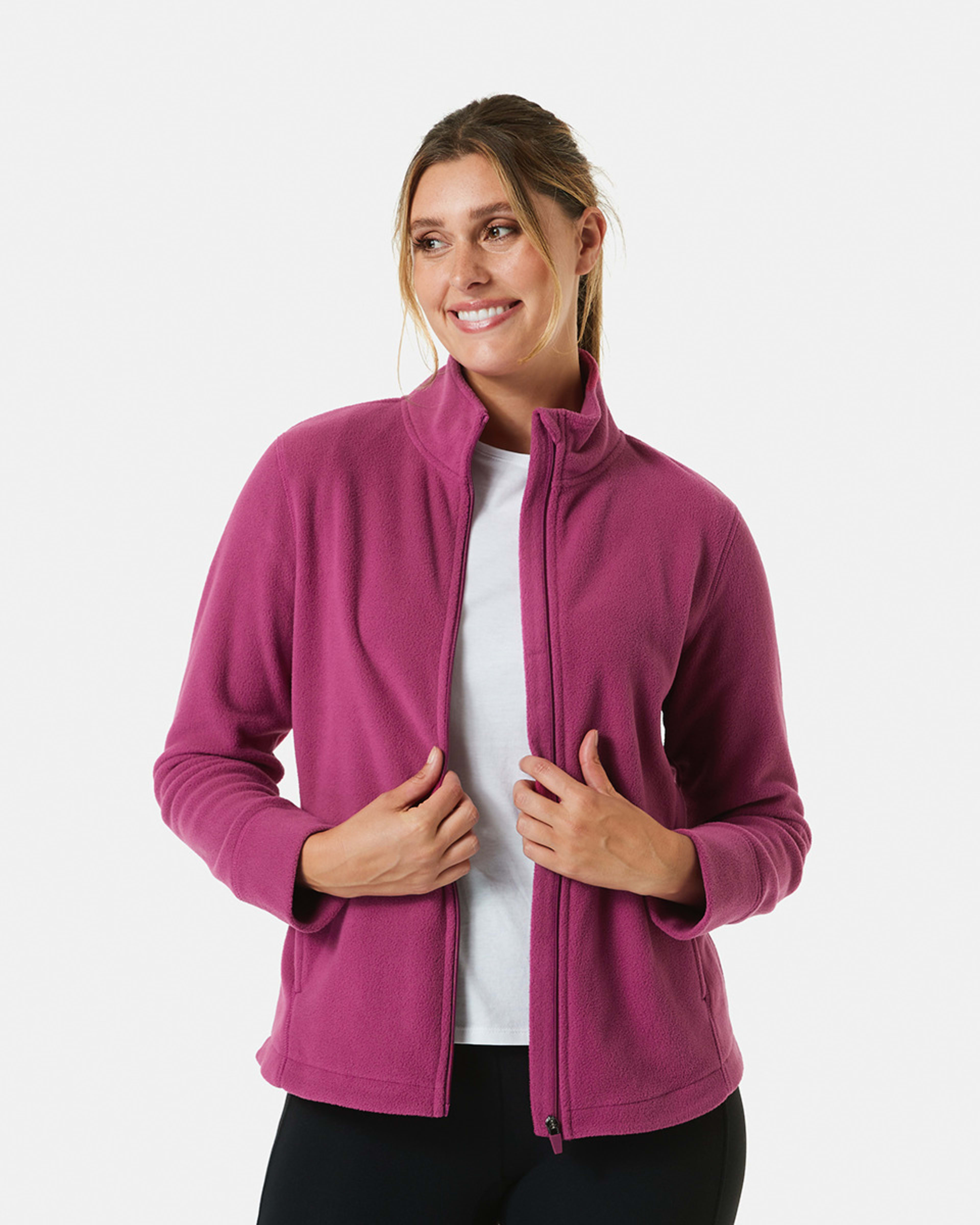 Active Womens Polar Fleece Jacket Kmart