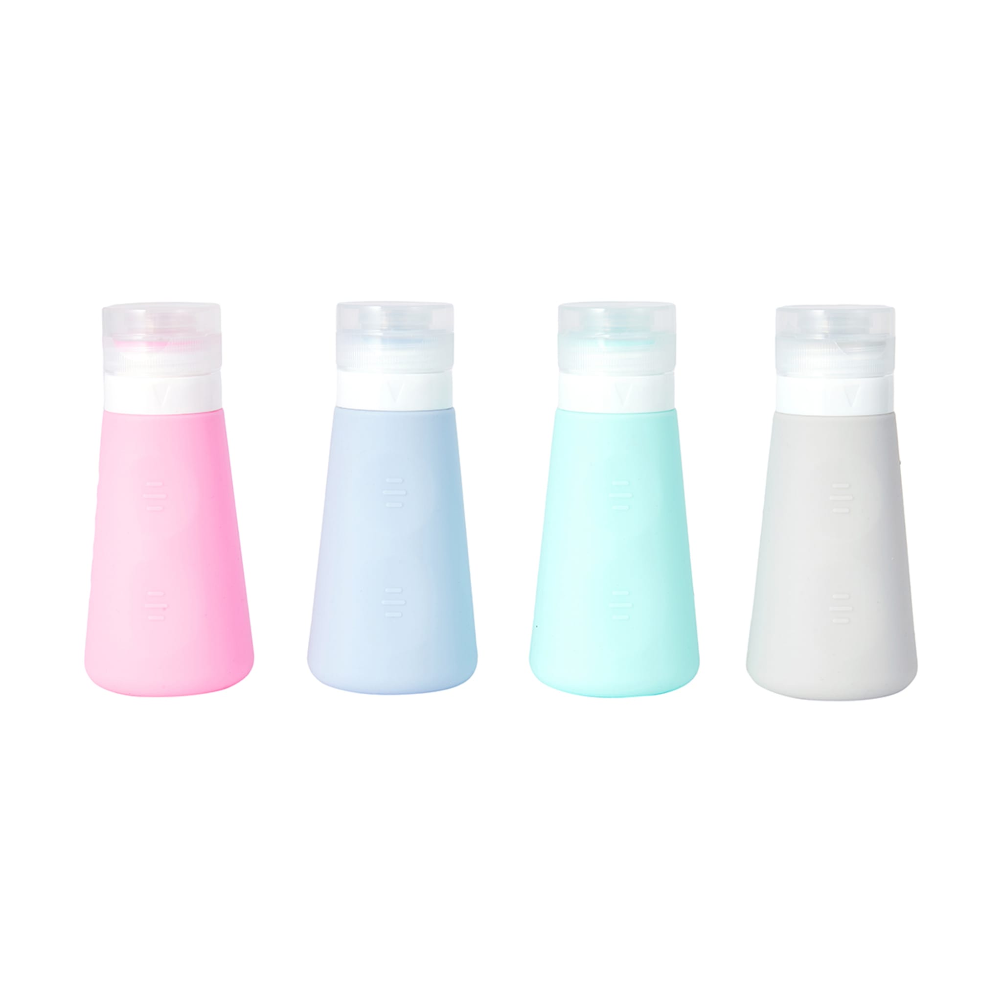4 Pack Travel Solutions Silicone Bottles Kmart