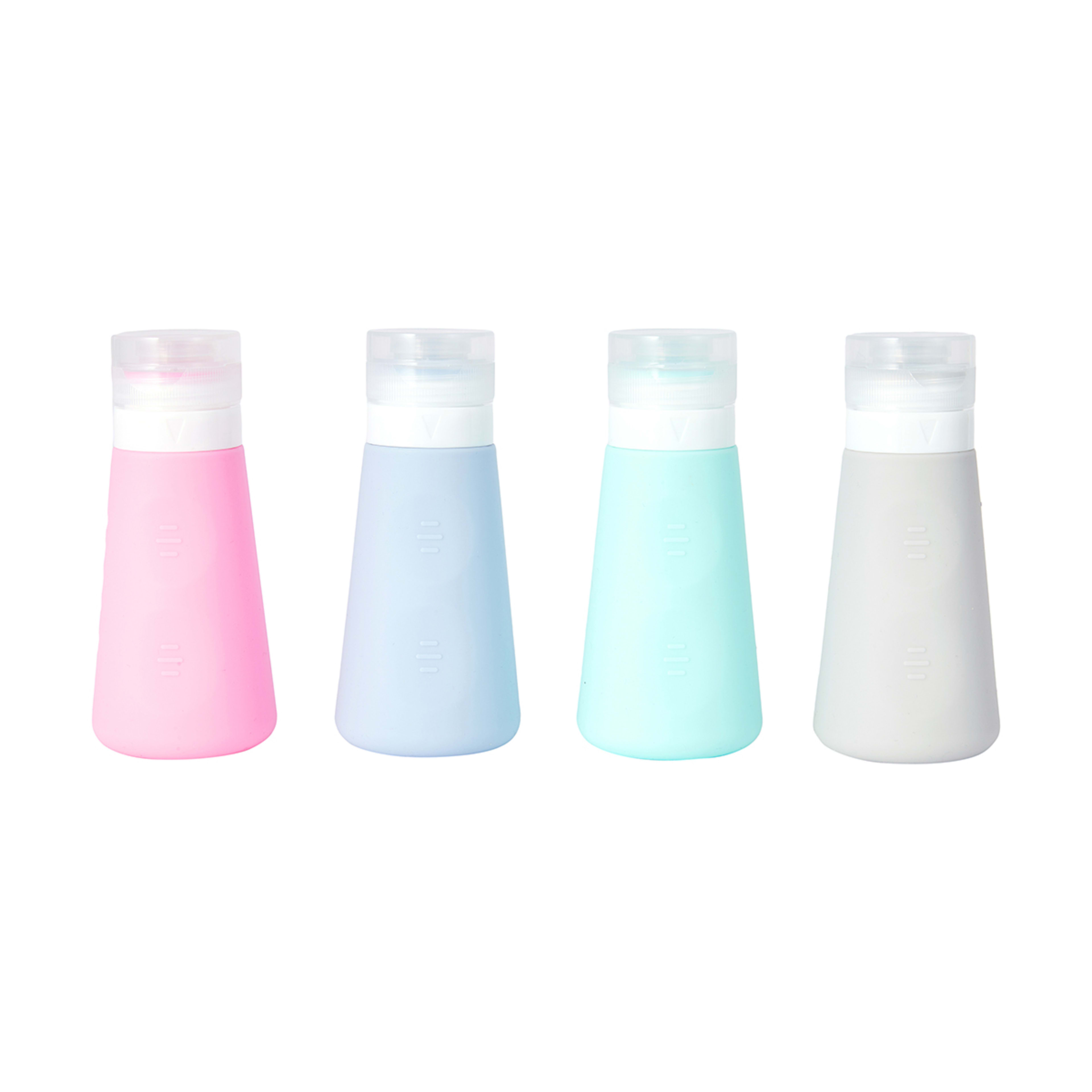 4 Pack Travel Solutions Silicone Bottles Kmart