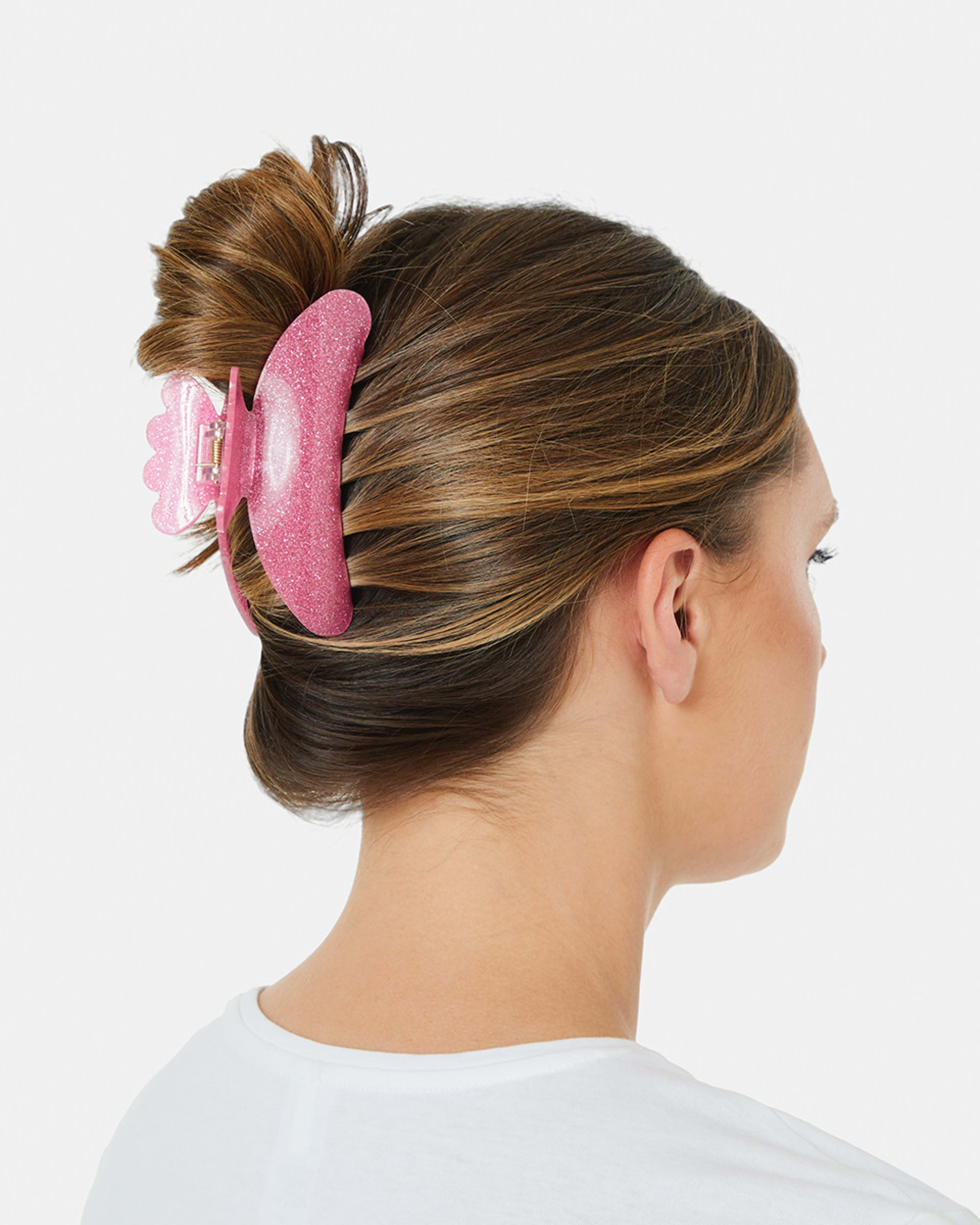 Pink Large Mermaid Claw Hair Clip Kmart