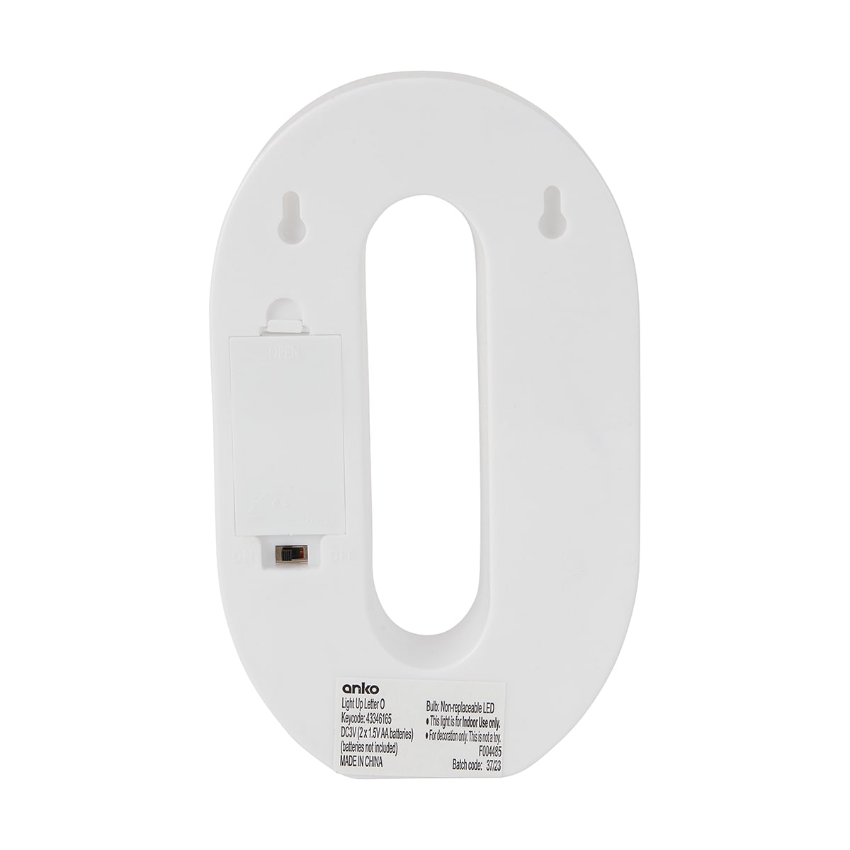 Light Up Letter O Kmart