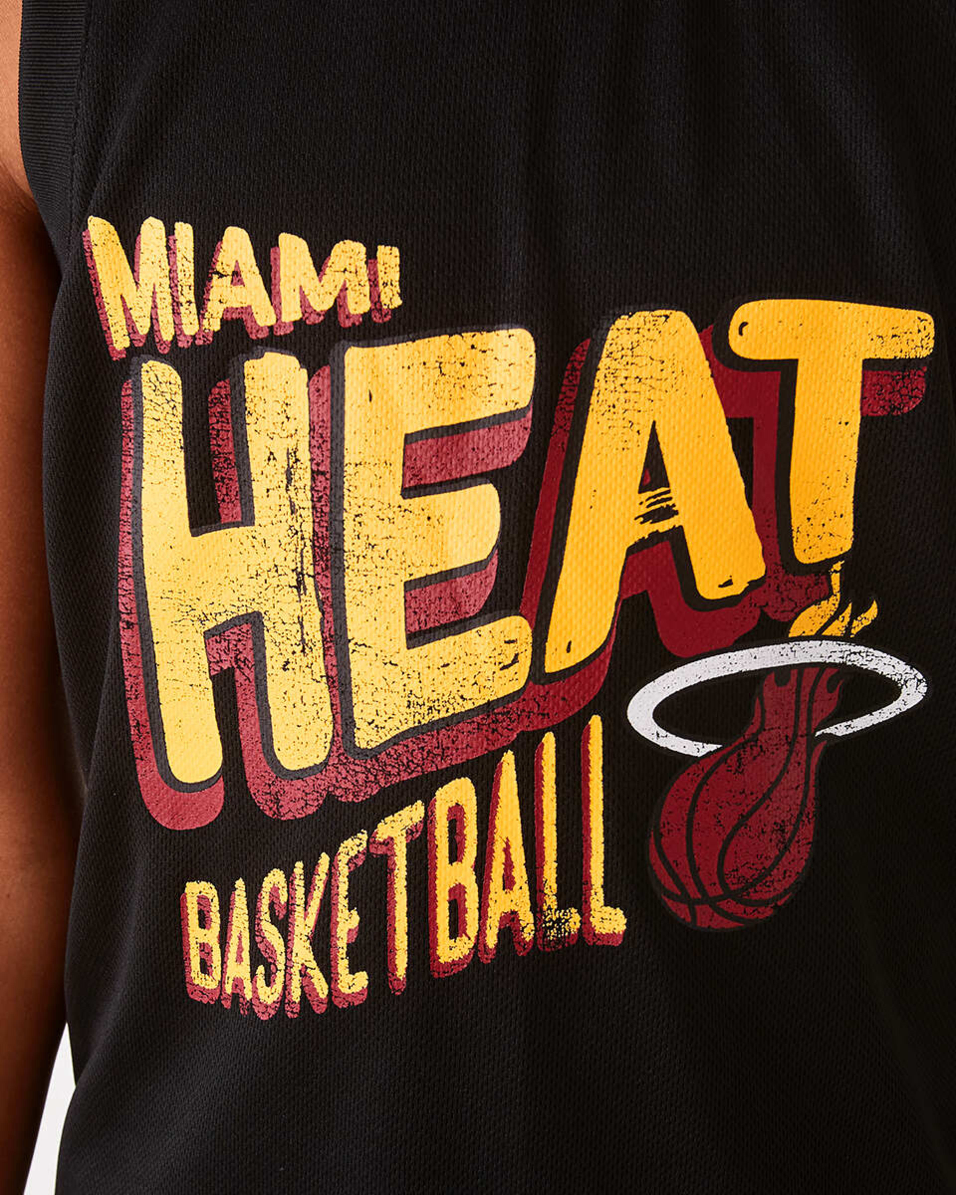 4 Official NBA Kids Mesh Tank Heat 7cga, 4 of 10