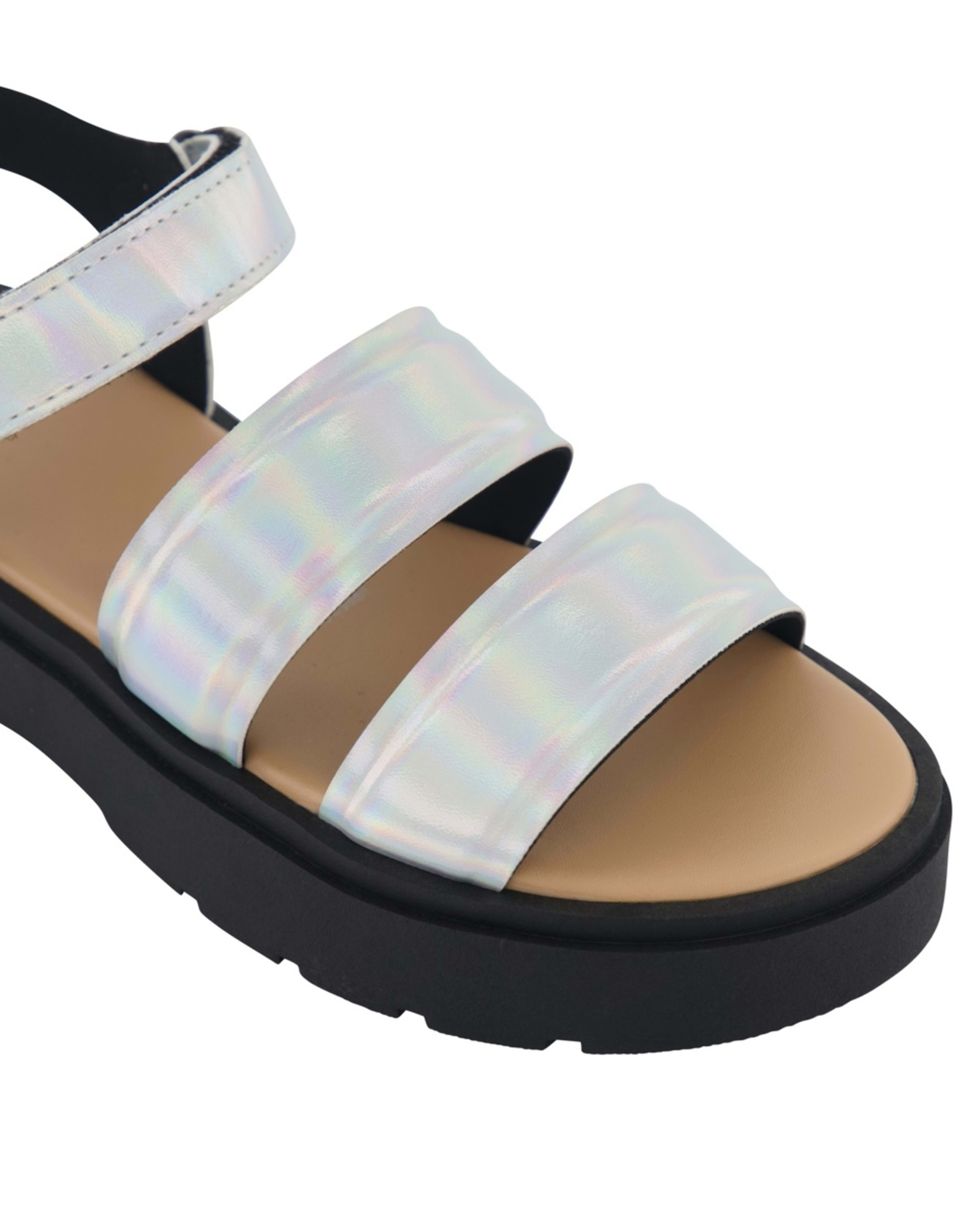 4 Senior Chunky Sandals Irridsilvr, 4 of 4