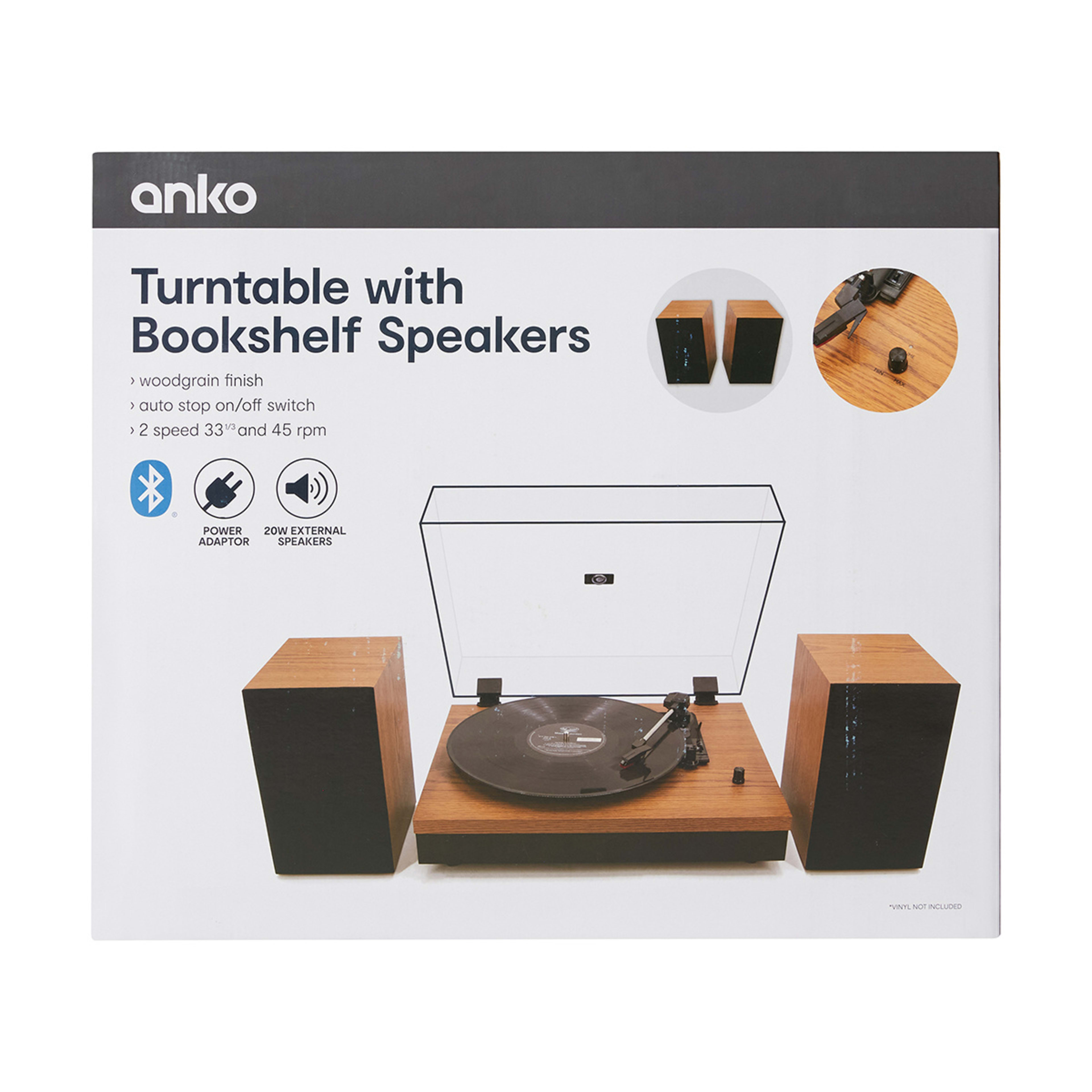 Turntable with Bookshelf Speakers Kmart