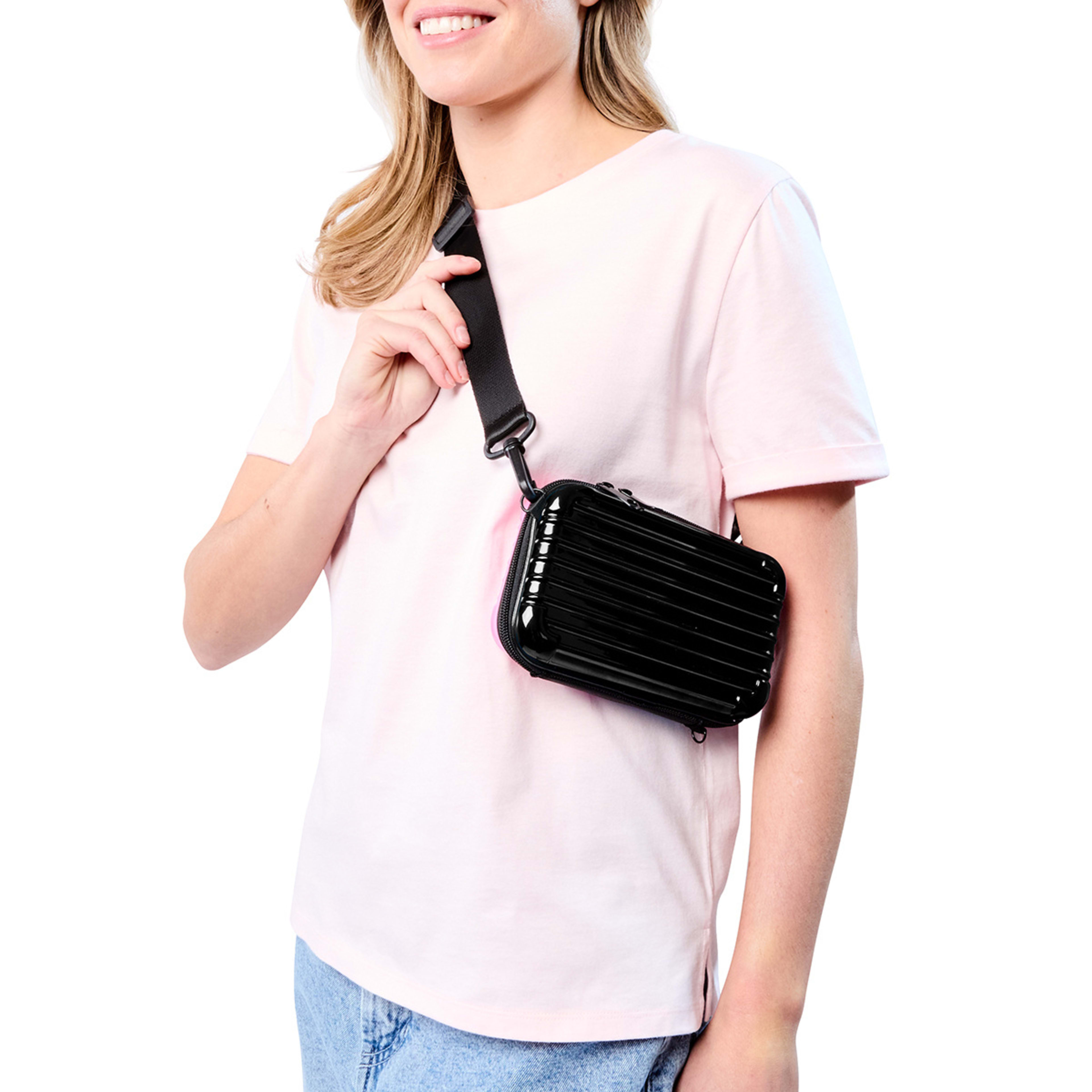 1 Cross Body Tech Case - Black