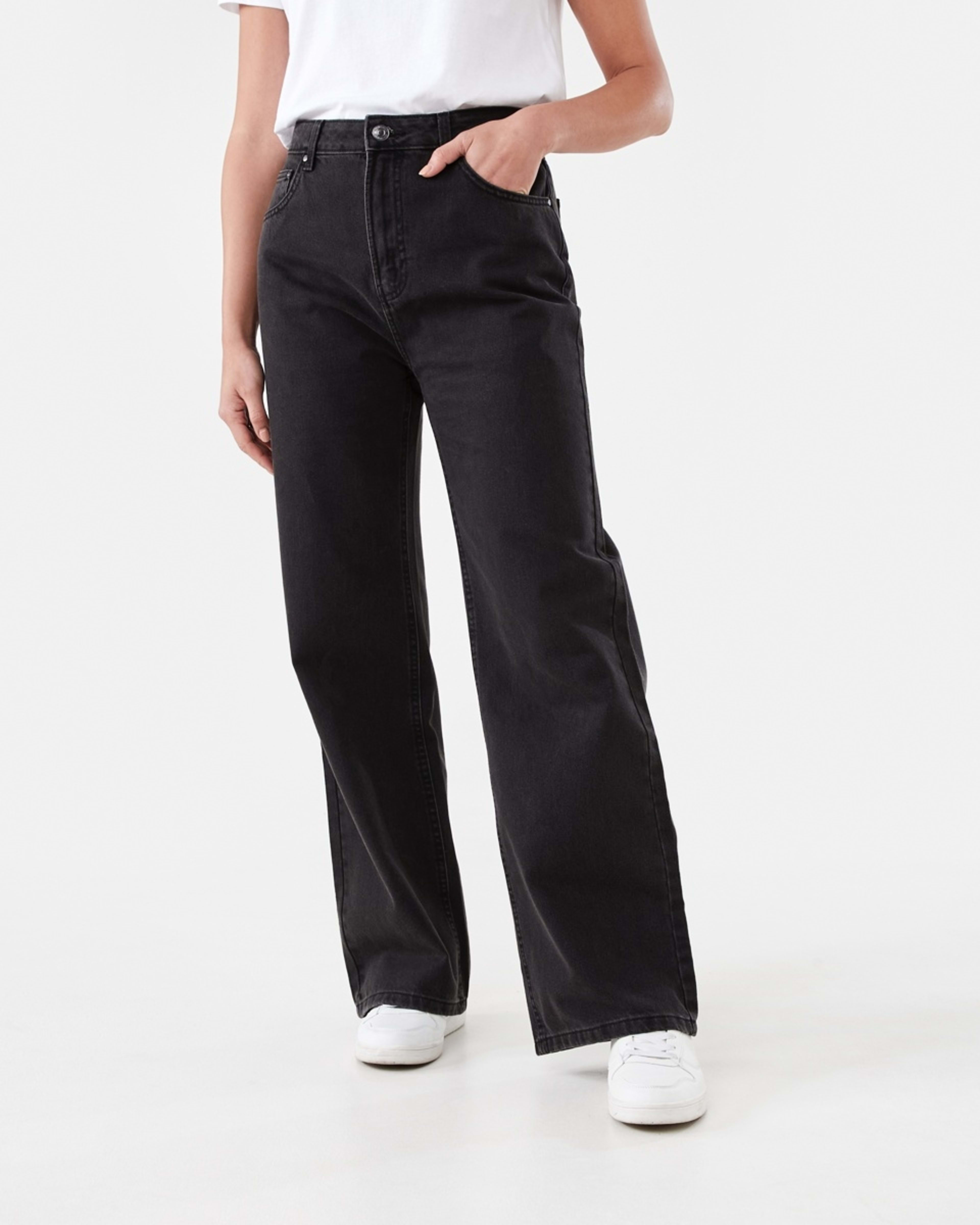 1 Straight Leg Jeans BLACK WASH
