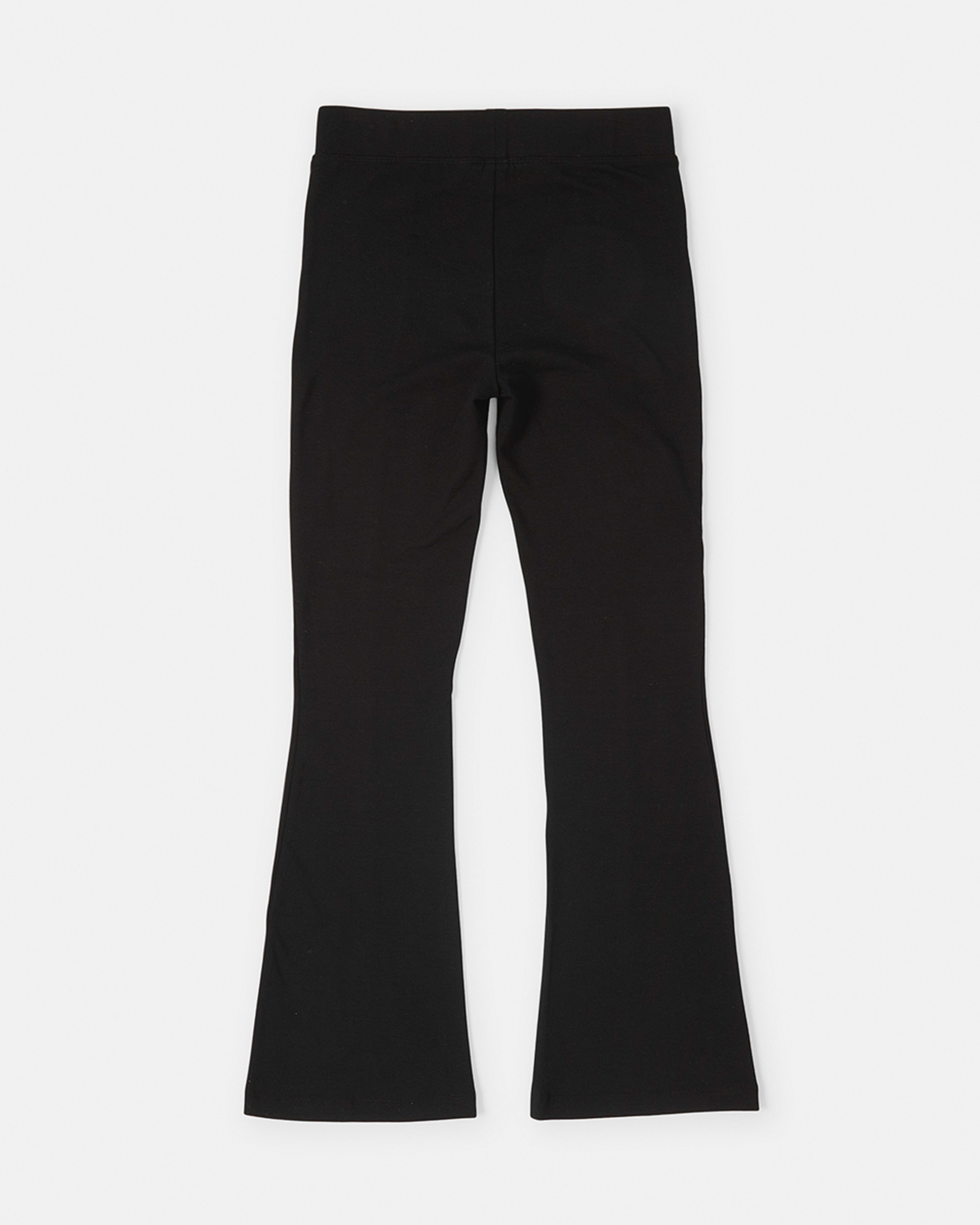 8 Split Flare Leggings Black, 8 of 8