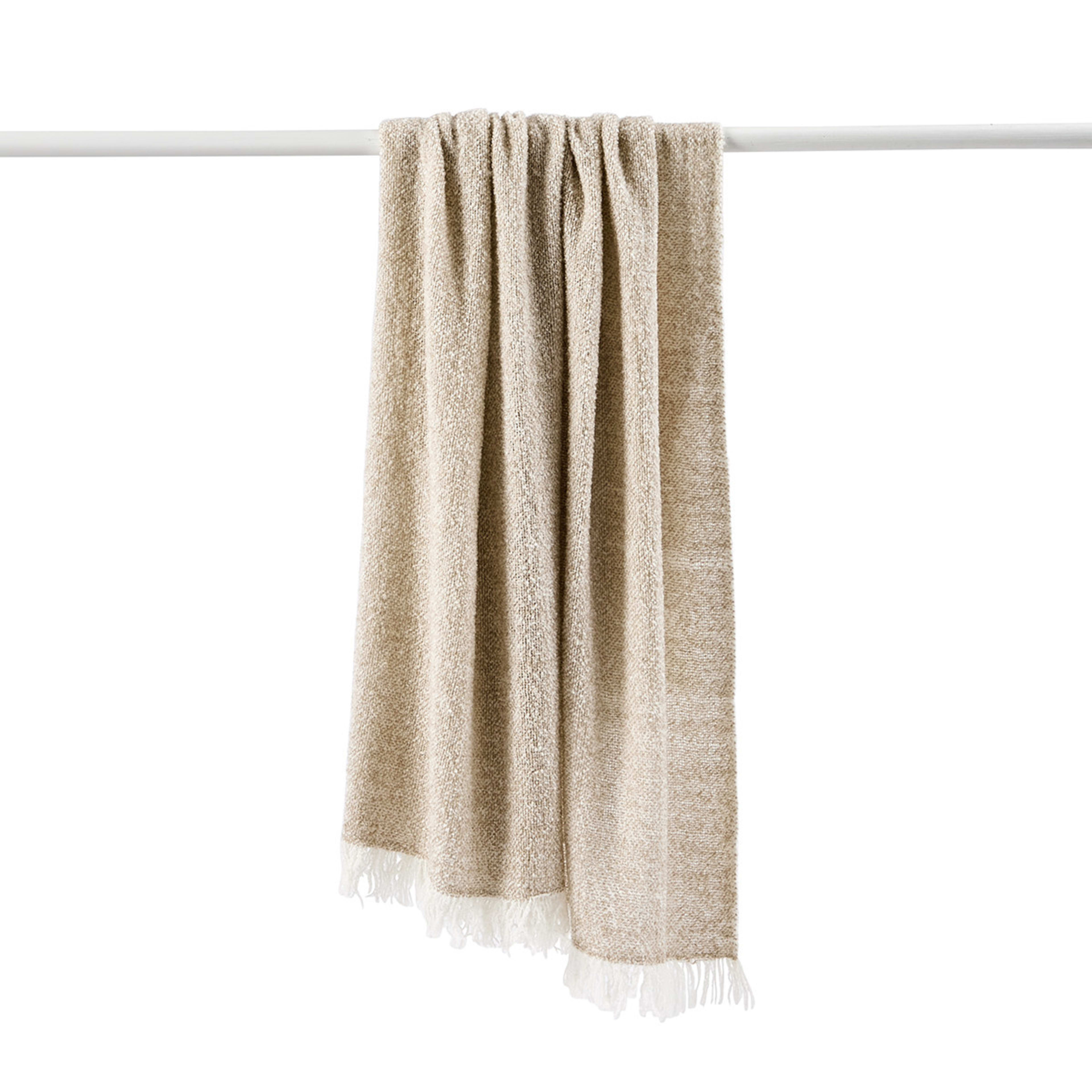 6 Boucle Marle Throw - Natural, 6 of 7