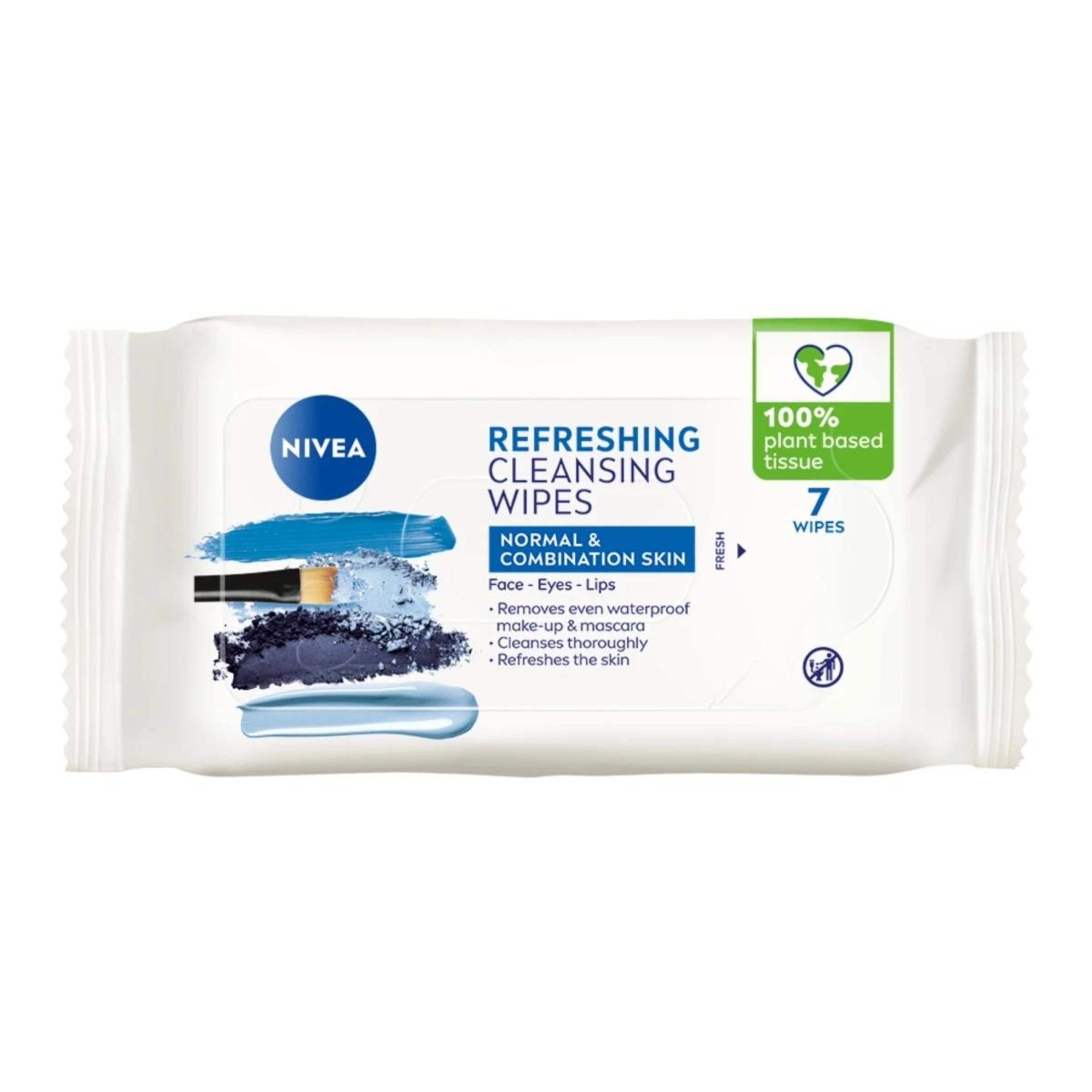 1 Nivea 7 Pack 3-in-1 Refreshing Cleansing Wipes - Pro Vitamin B5 and Hydramine