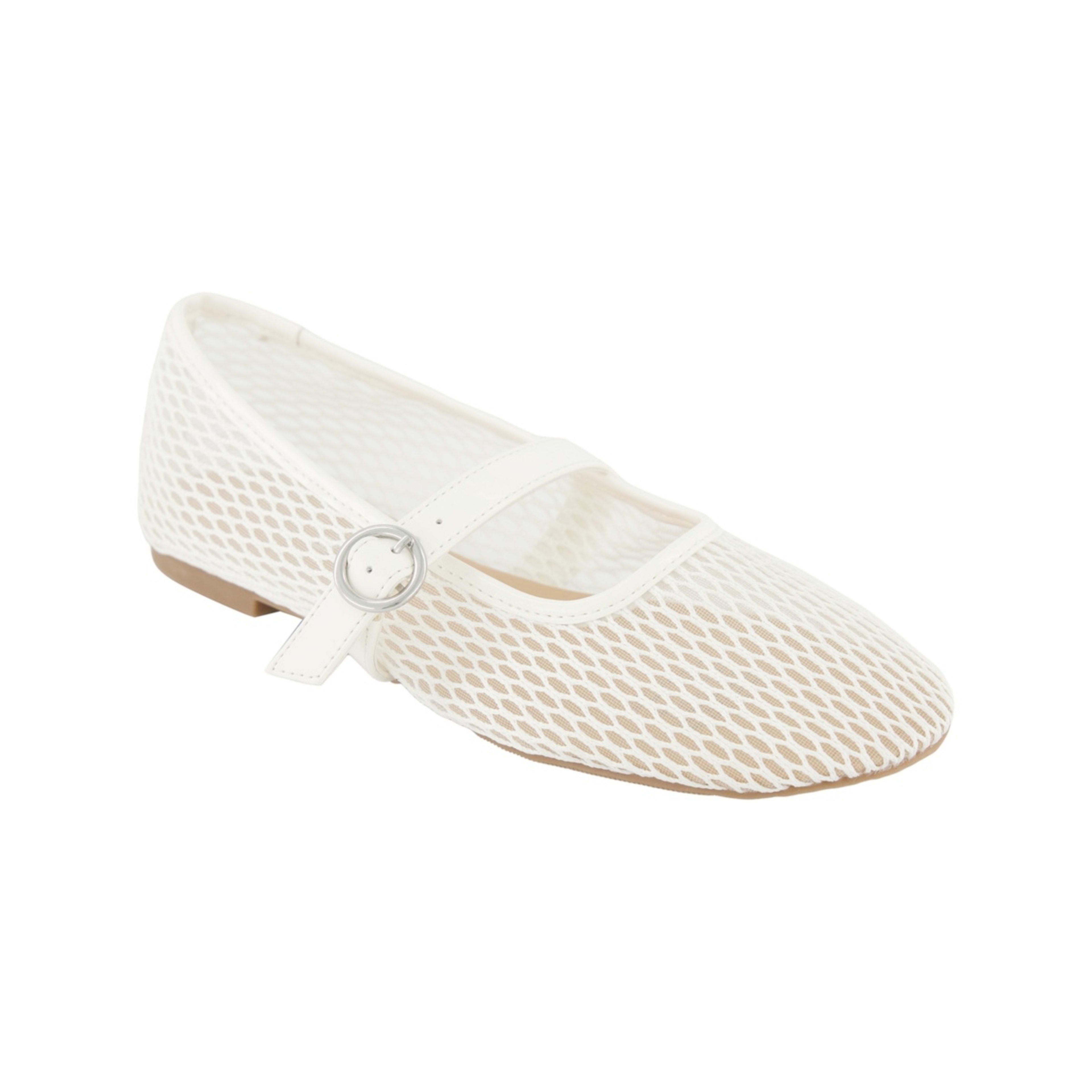 1 Trend Ballet Flats Mesh White, 1 of 6