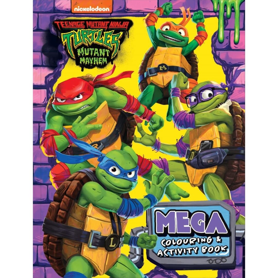 Nickelodeon Teenage Mutant Ninja Turtles Mutant Mayhem Mega Colouring ...