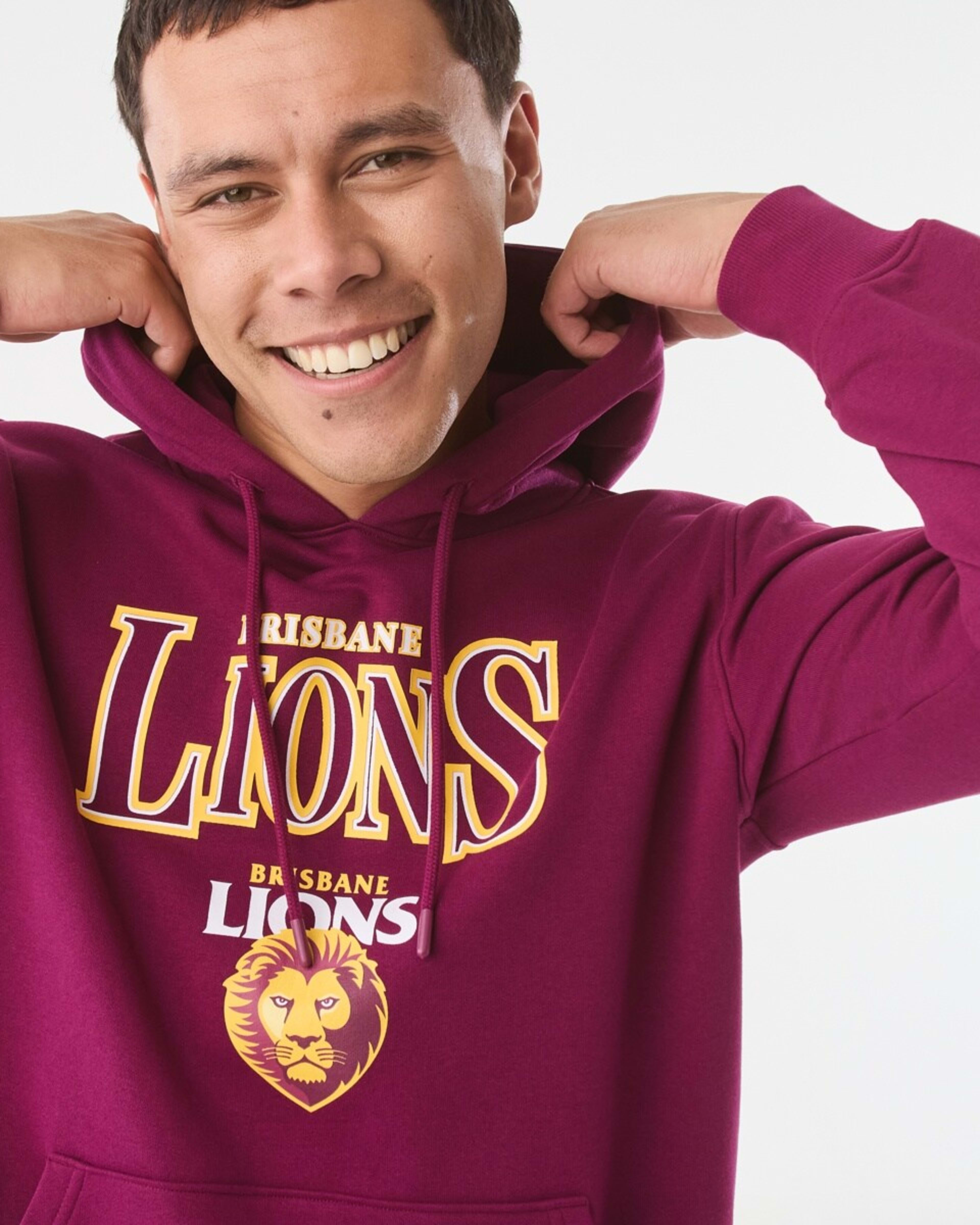 4 Official AFL Adult Hoodie Brisbane, 4 of 7