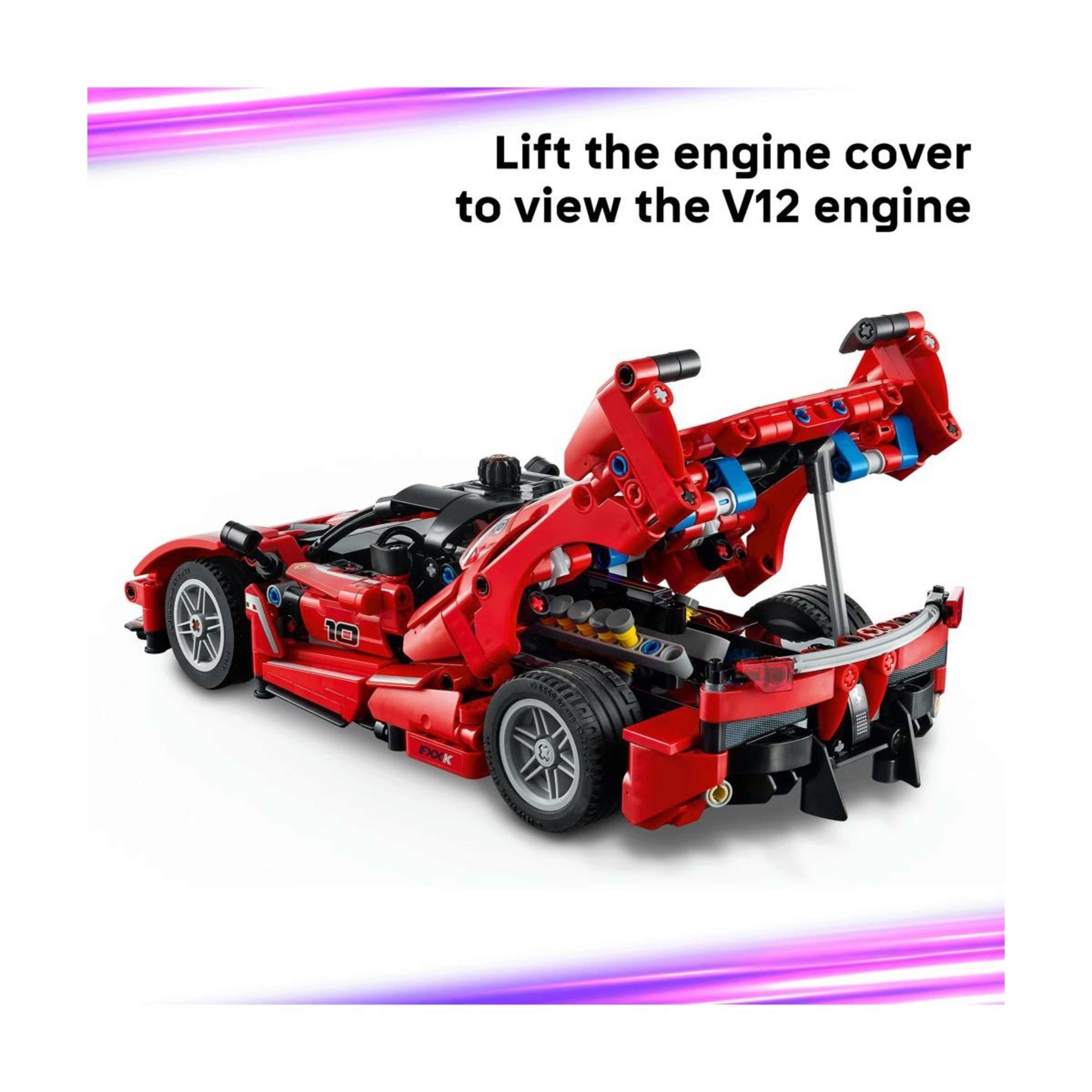 4 LEGO Technic Ferrari FXX K 42212, 4 of 10