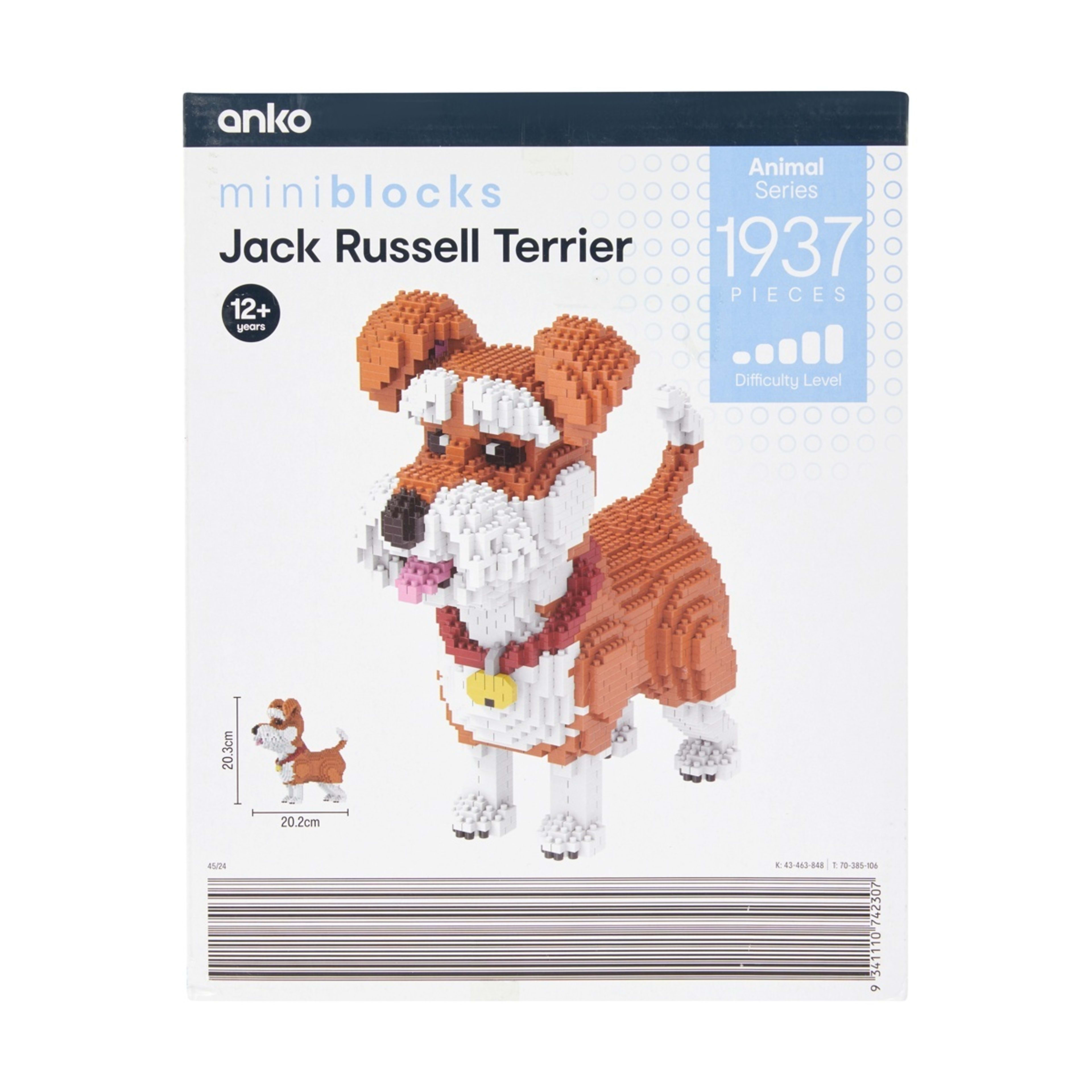 5 1937 Piece Mini Blocks Animal Series: Jack Russell Terrier, 5 of 6