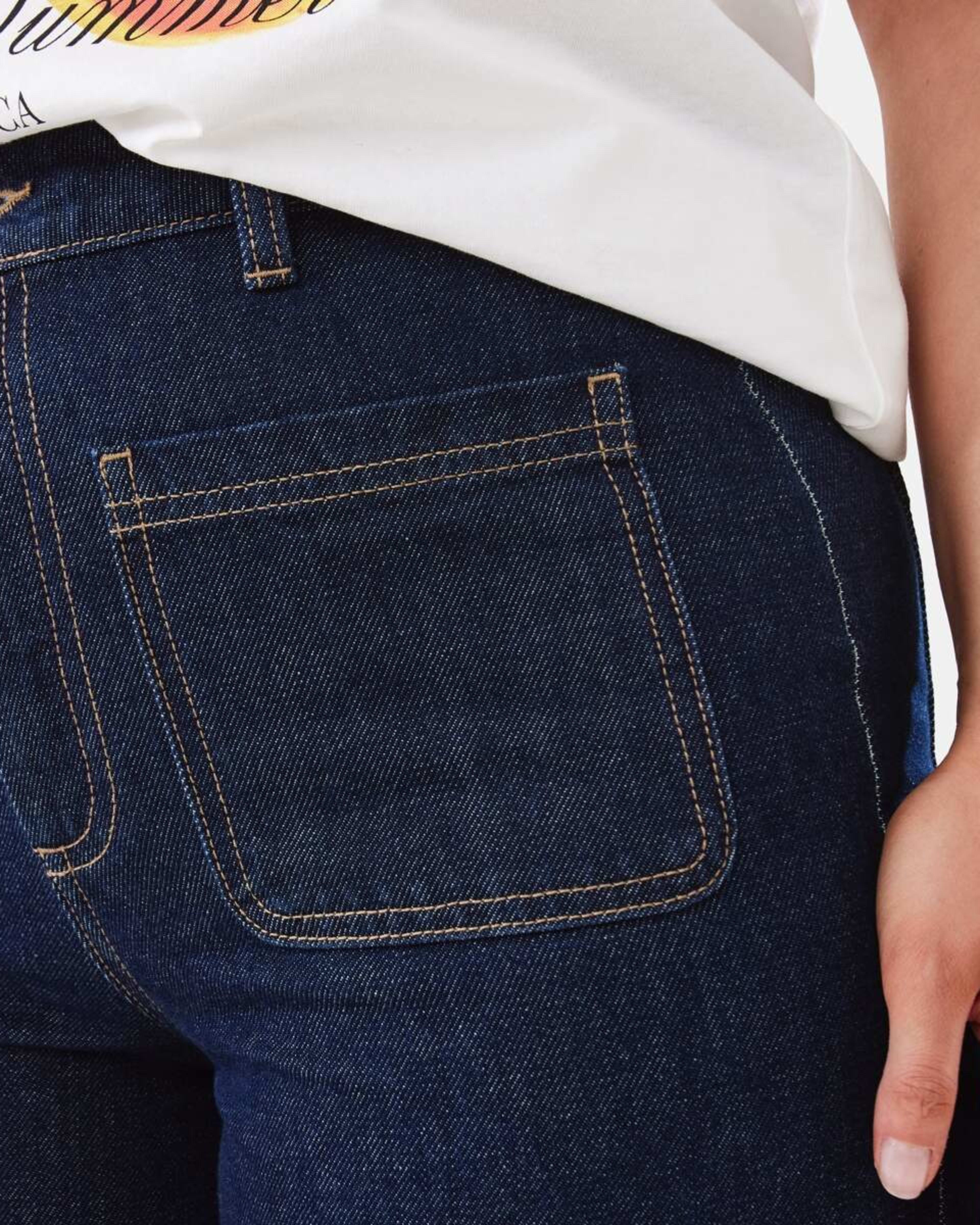 6 Wide Leg Pocket Jeans INDIGO, 6 of 10