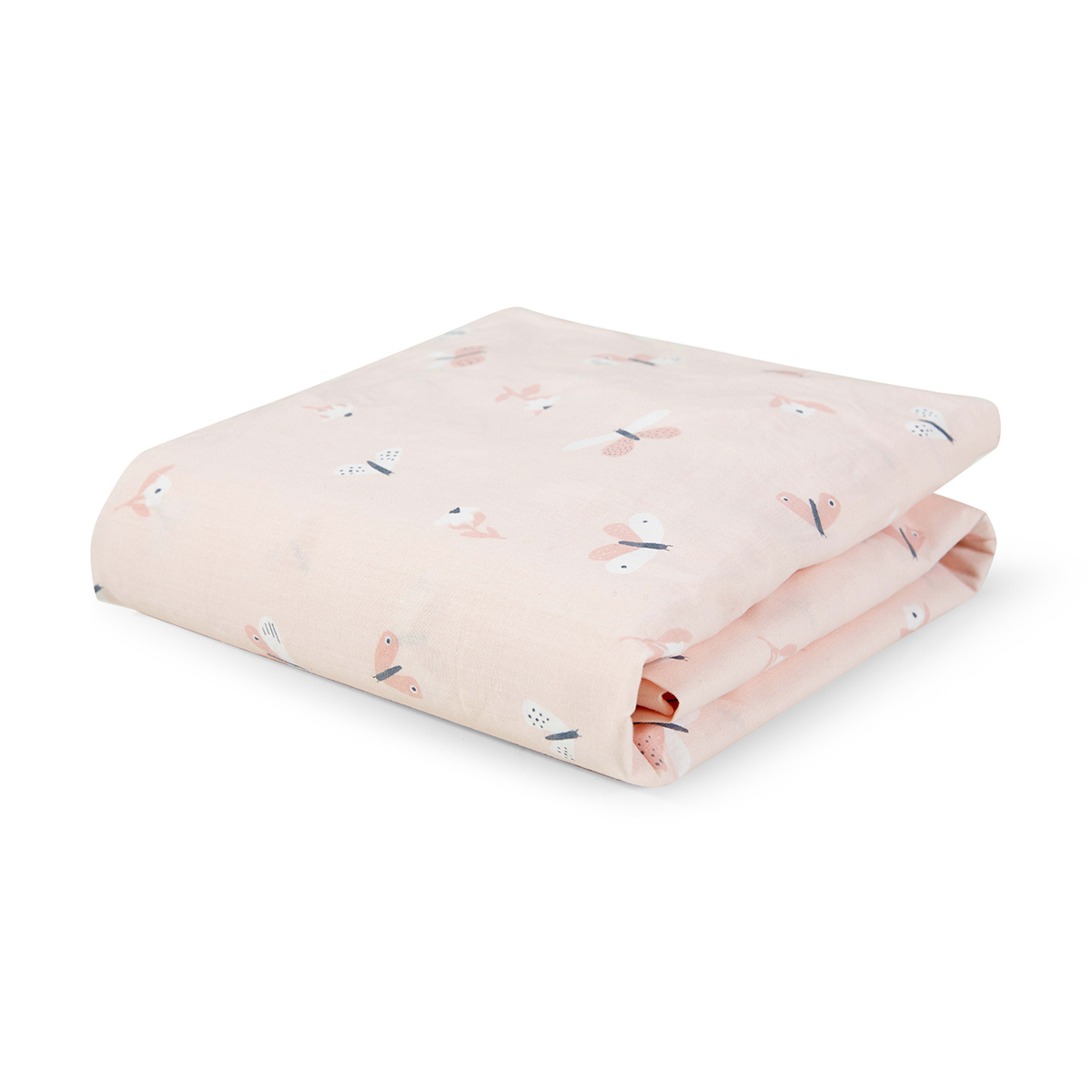 2 Pack Fitted Cotton Cot Sheets Butterfly Kmart