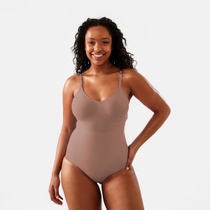 K-MART 2 Pack Bodysuit for Women Shapewear for tummy control Shaping  Bodysuit Body Shaper Thong Adjustable Shoulder Straps (Mix - ShopStyle