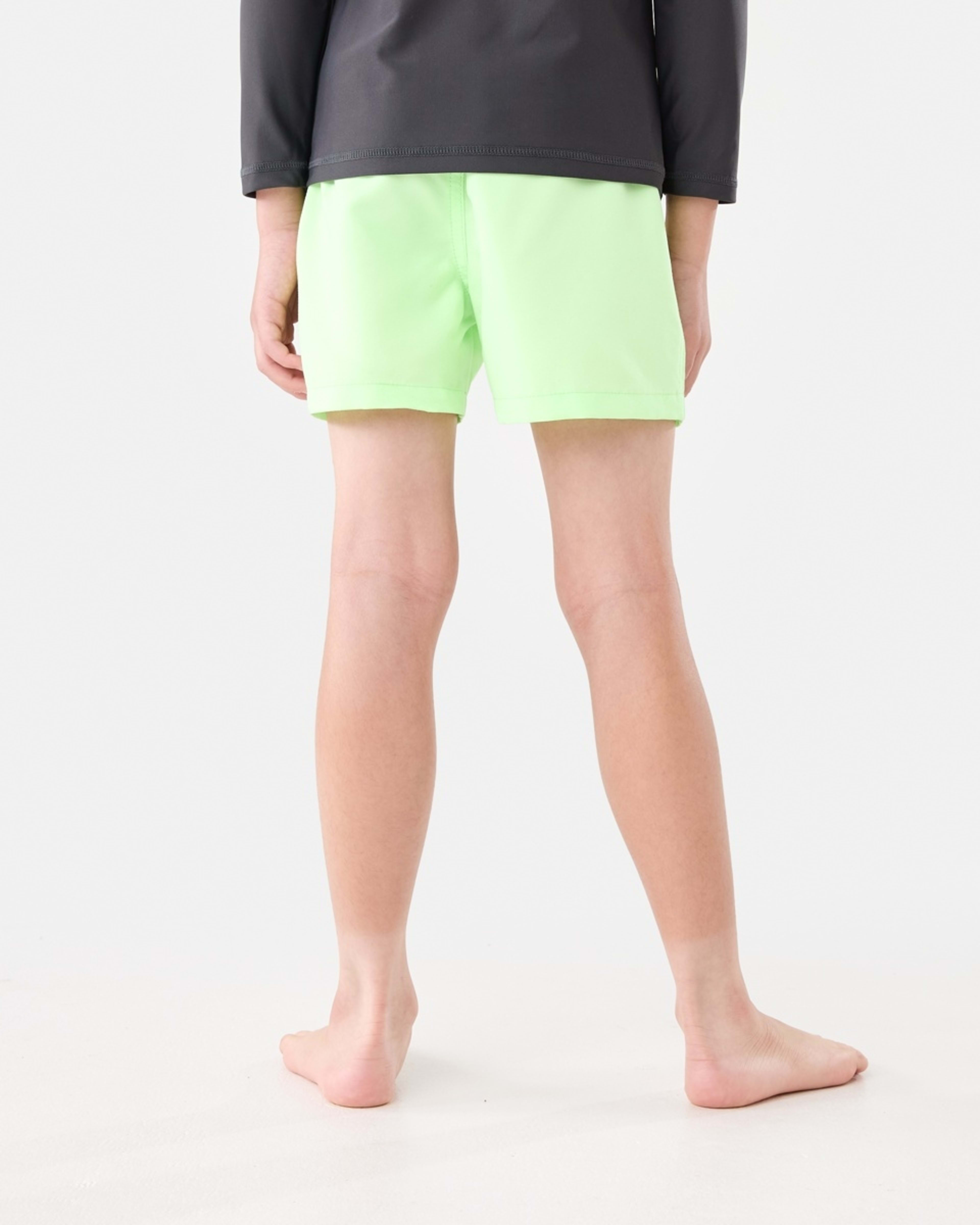 2 Plain Boardshorts FLURO LIME, 2 of 5