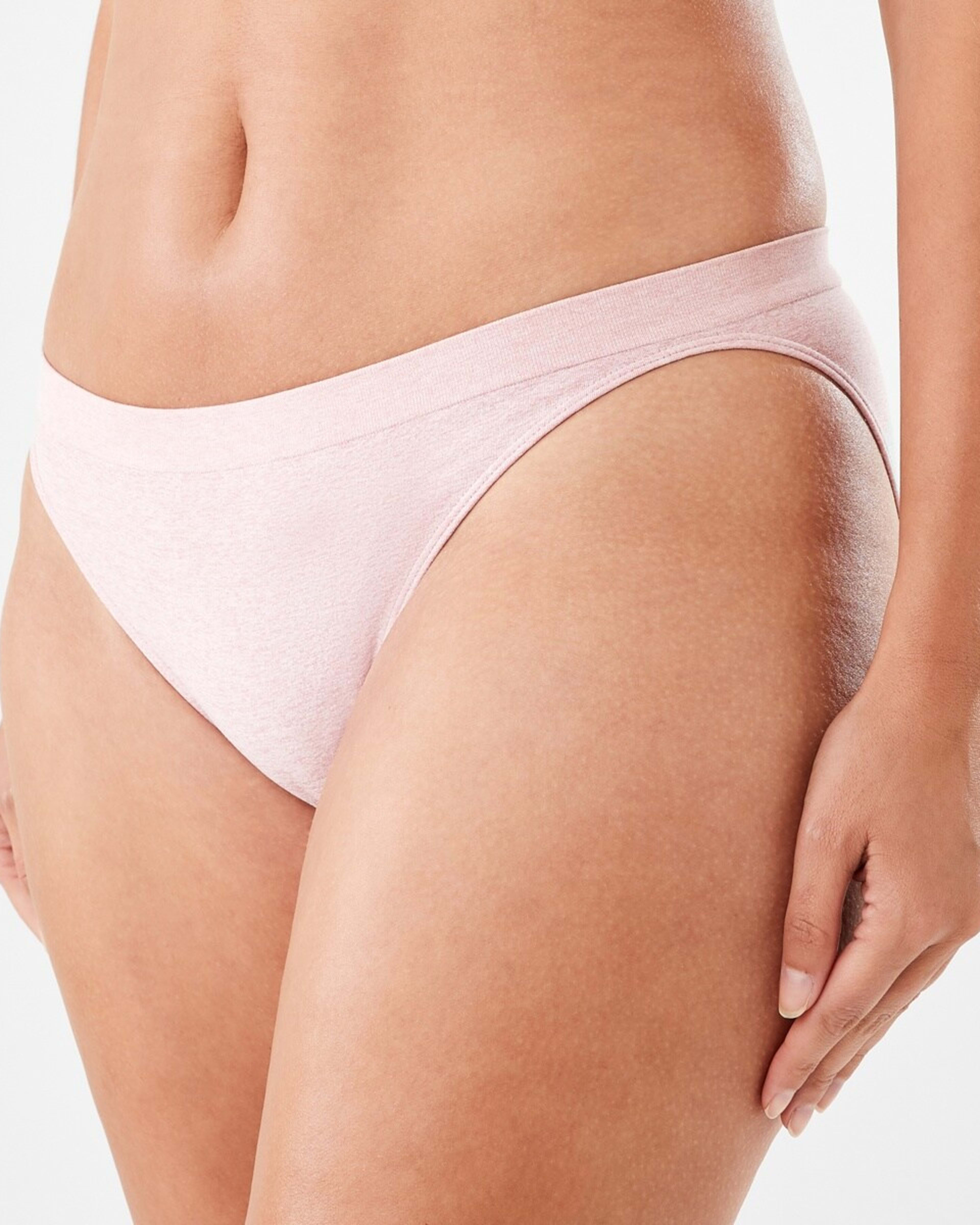 2 Ultra Smooth Seamfree Bikini Briefs SIERRA PINK MARLE, 2 of 4