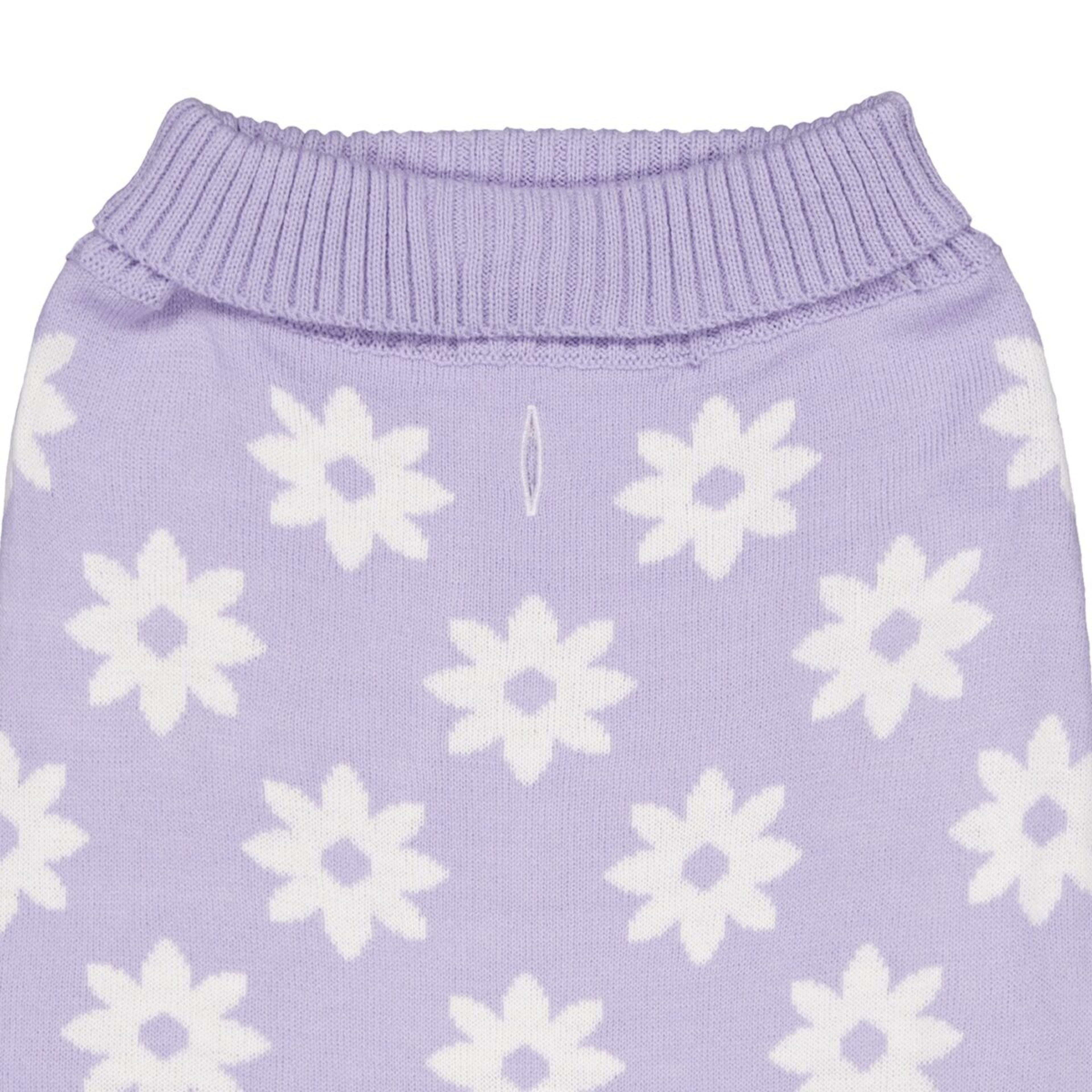 9 Pet Daisy Knit Jumper - Extra Extra Large, Purple, 9 of 10