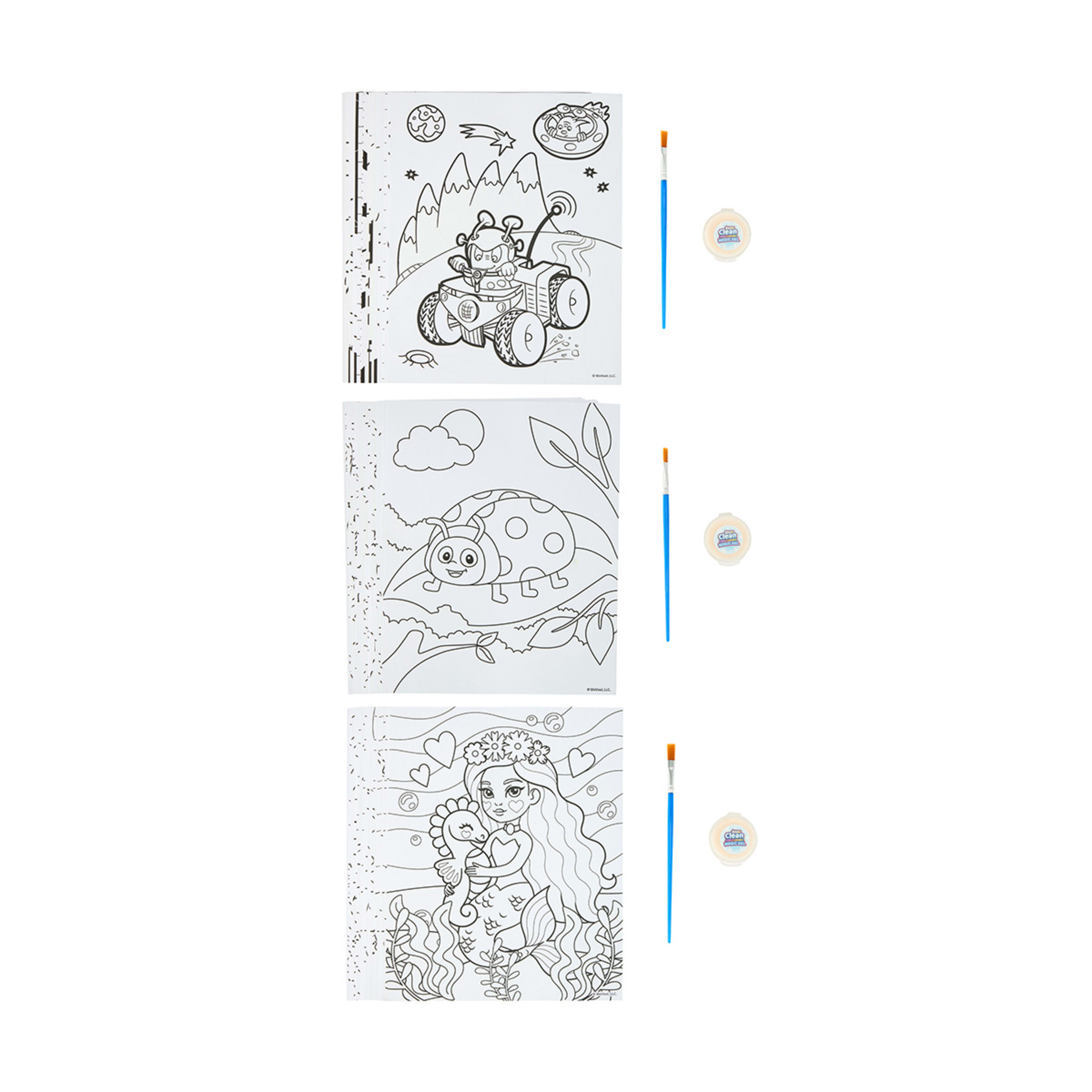 2 Scentos Clean Colouring Painting - Assorted, 2 of 10