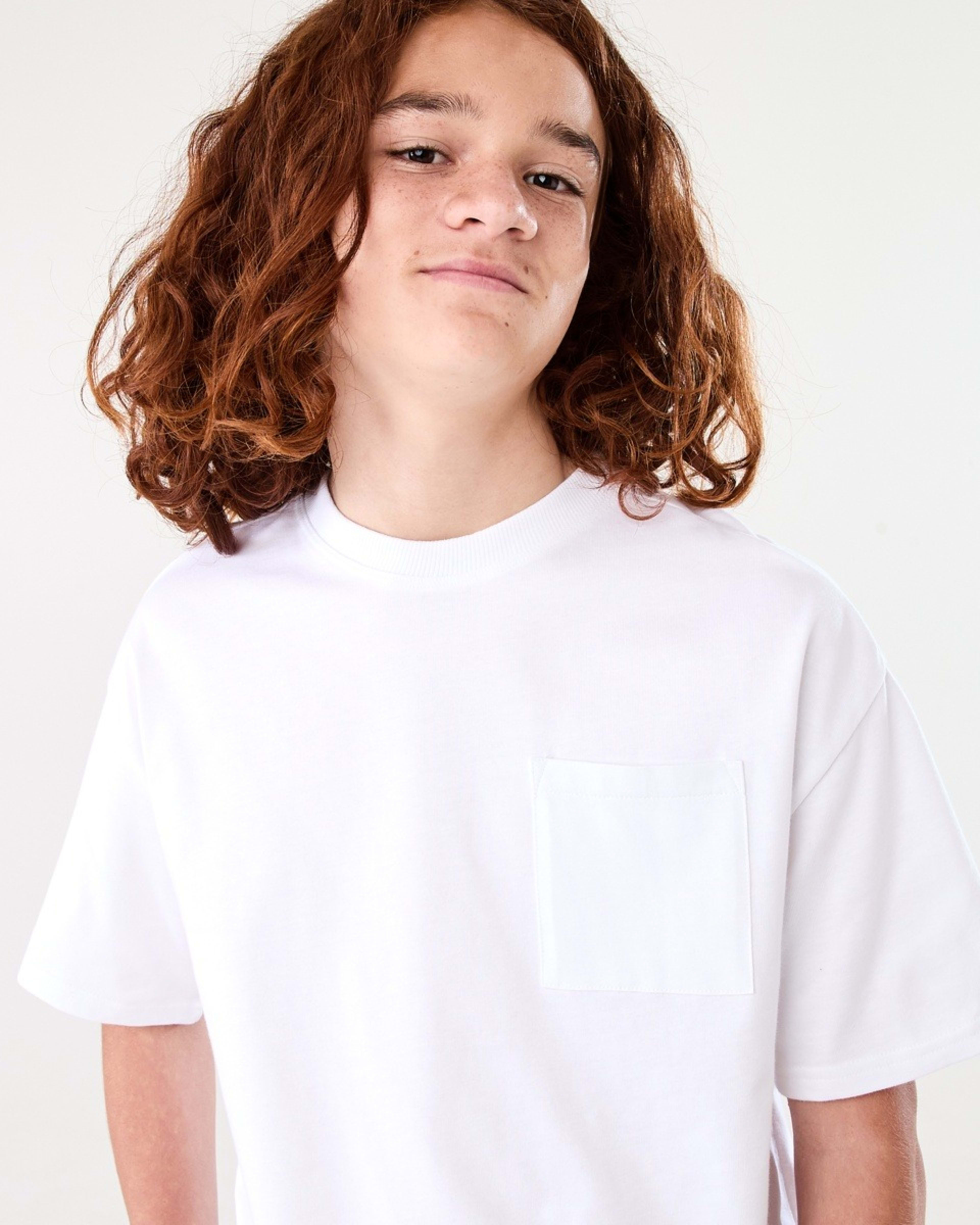 3 Short Sleeve Oversized T-shirt WHITE, 3 of 7