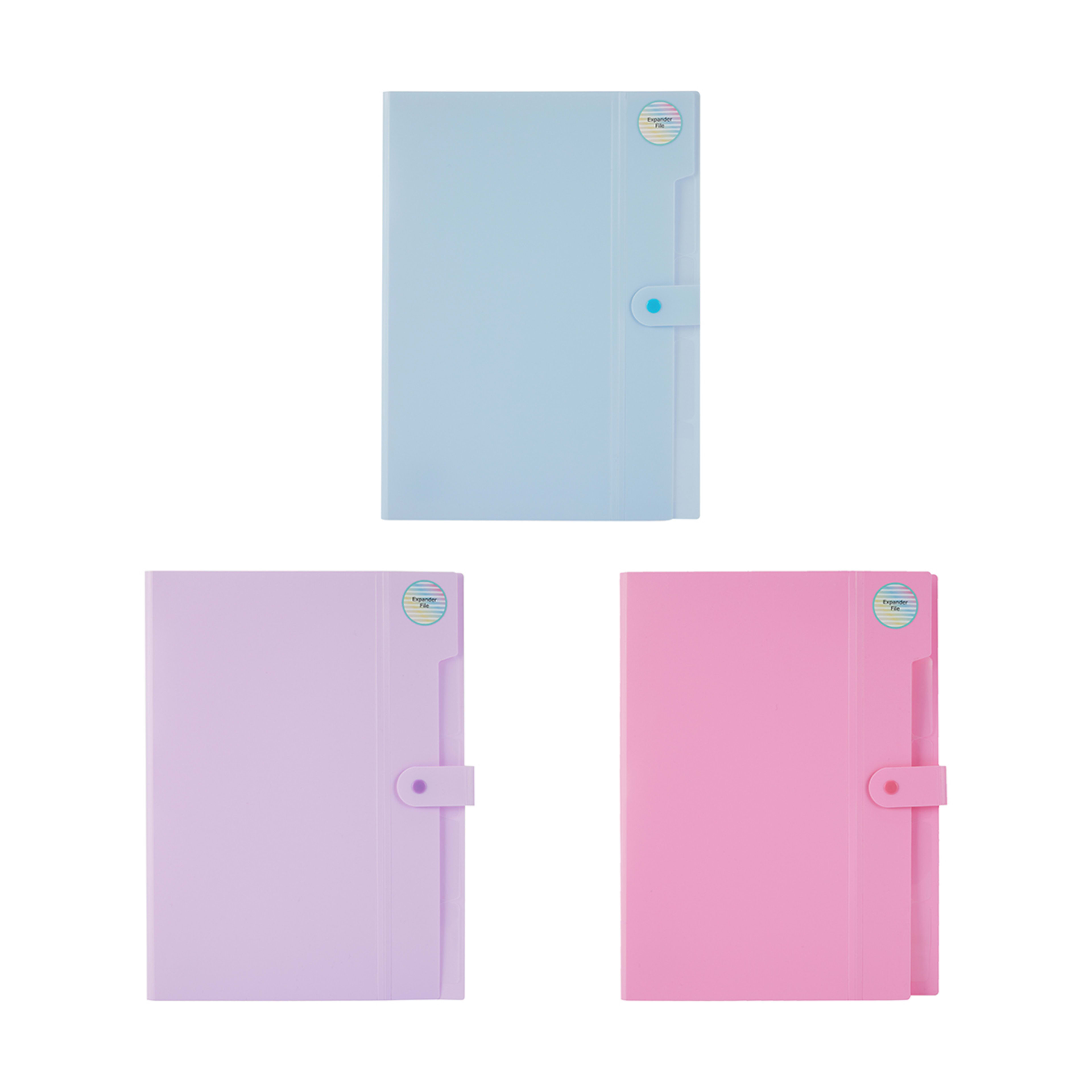 Expander File Pastel, Assorted Kmart NZ