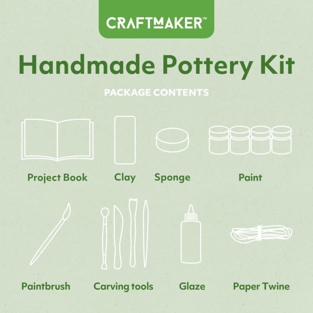 Craft Maker Handmade Pottery Kit Kmart NZ