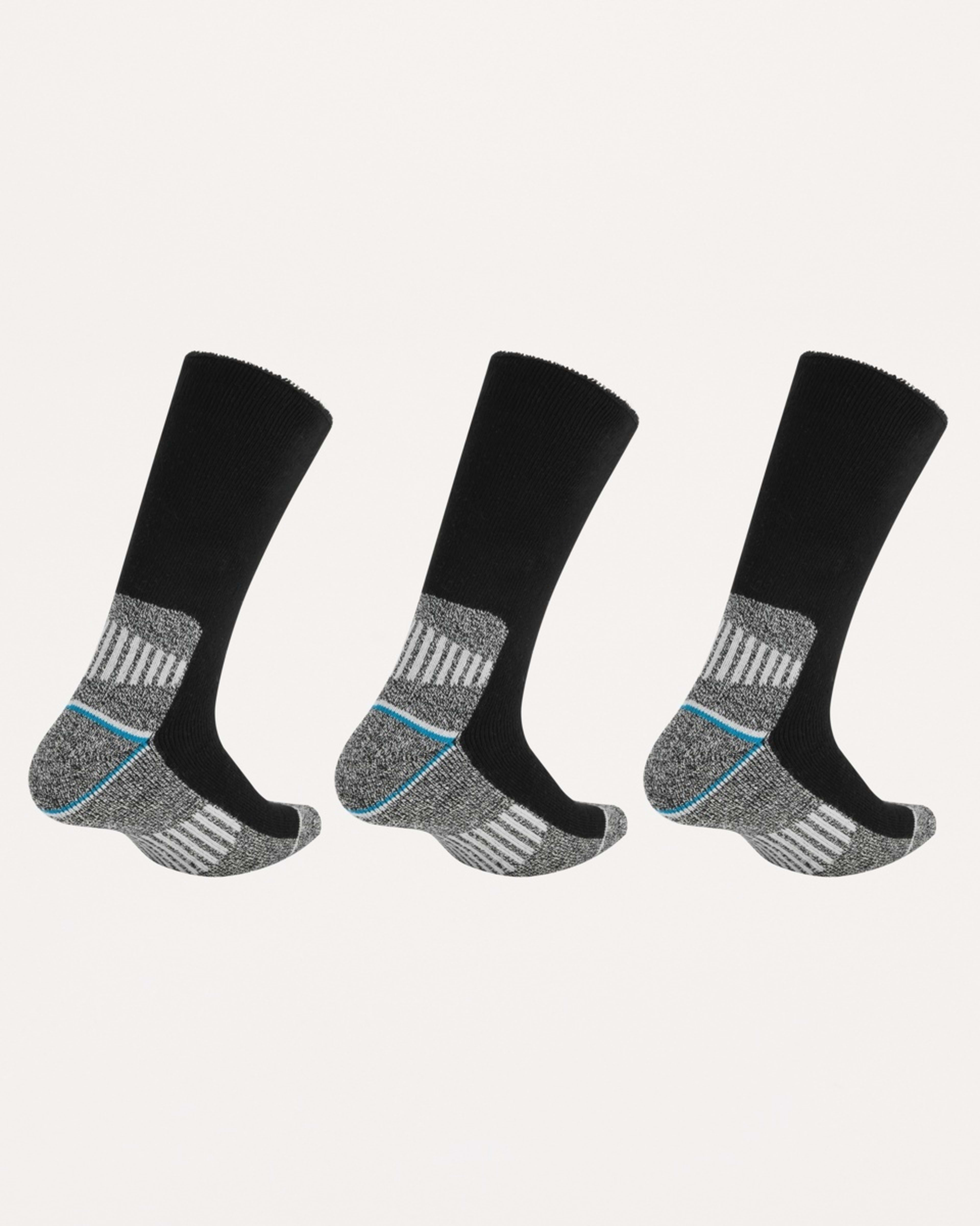 2 3 Pack Extreme Adventure Socks BLACK CHARCOAL NAVY, 2 of 3