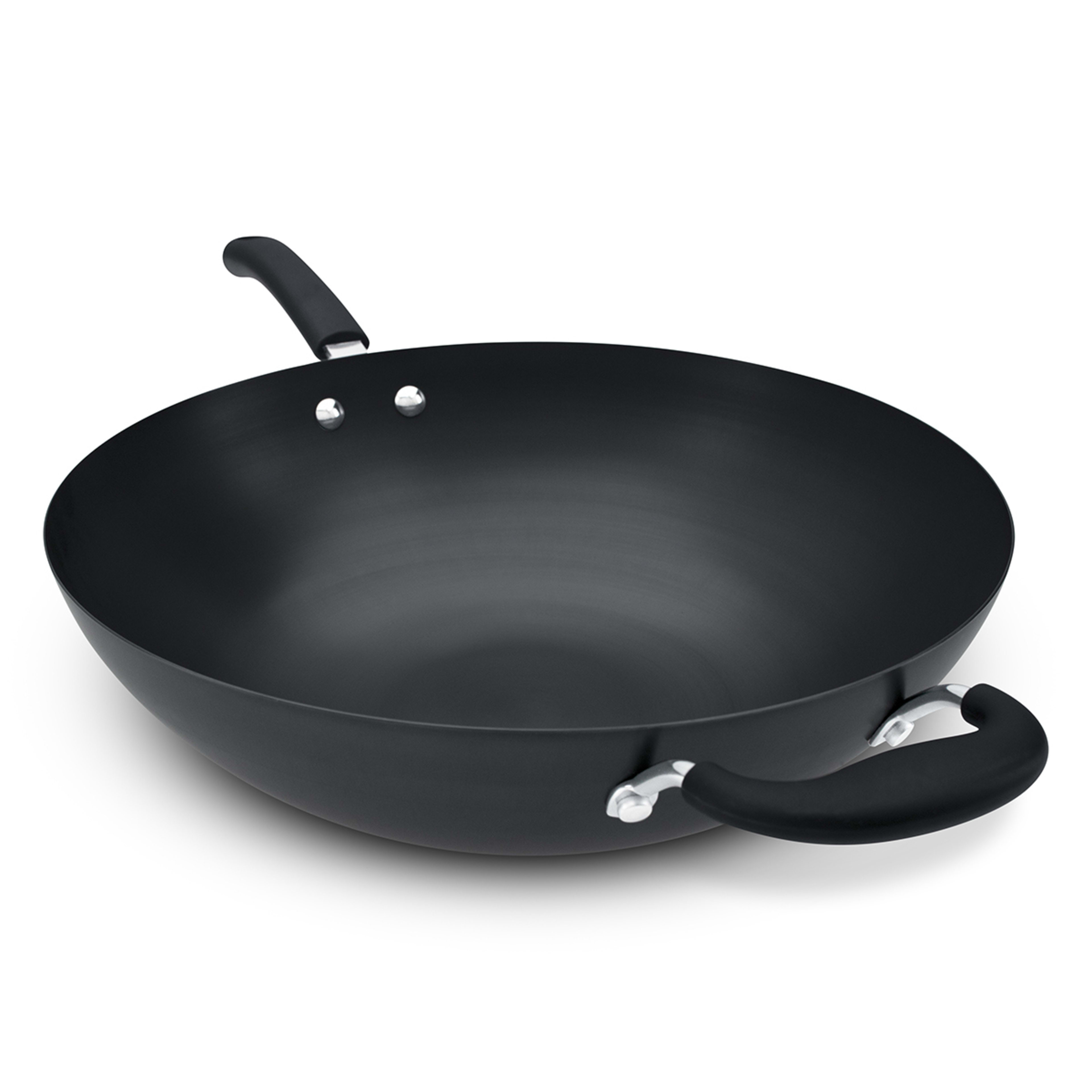 30cm Carbon Steel Wok Kmart
