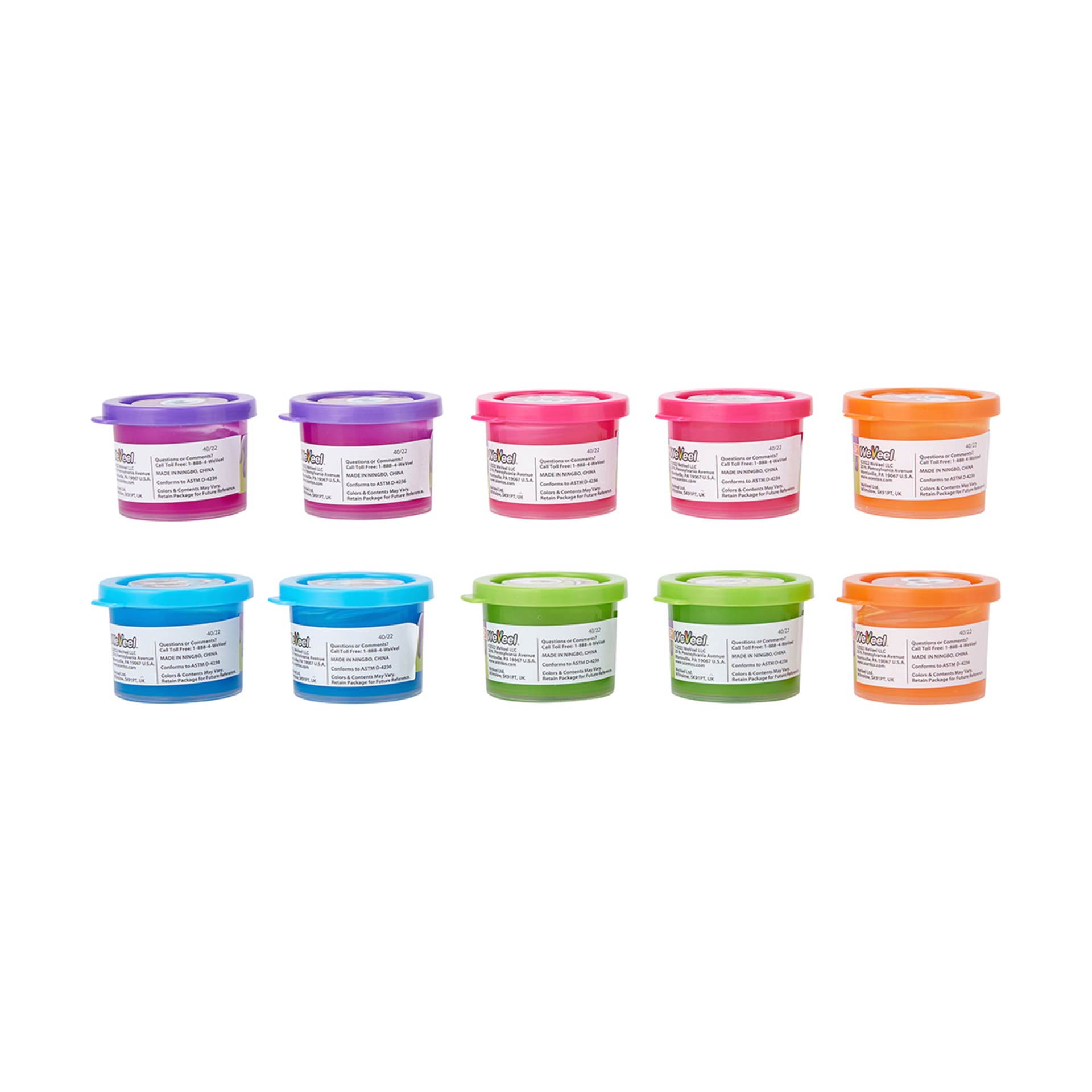 10 Pack Scentos Scented Slime Kmart