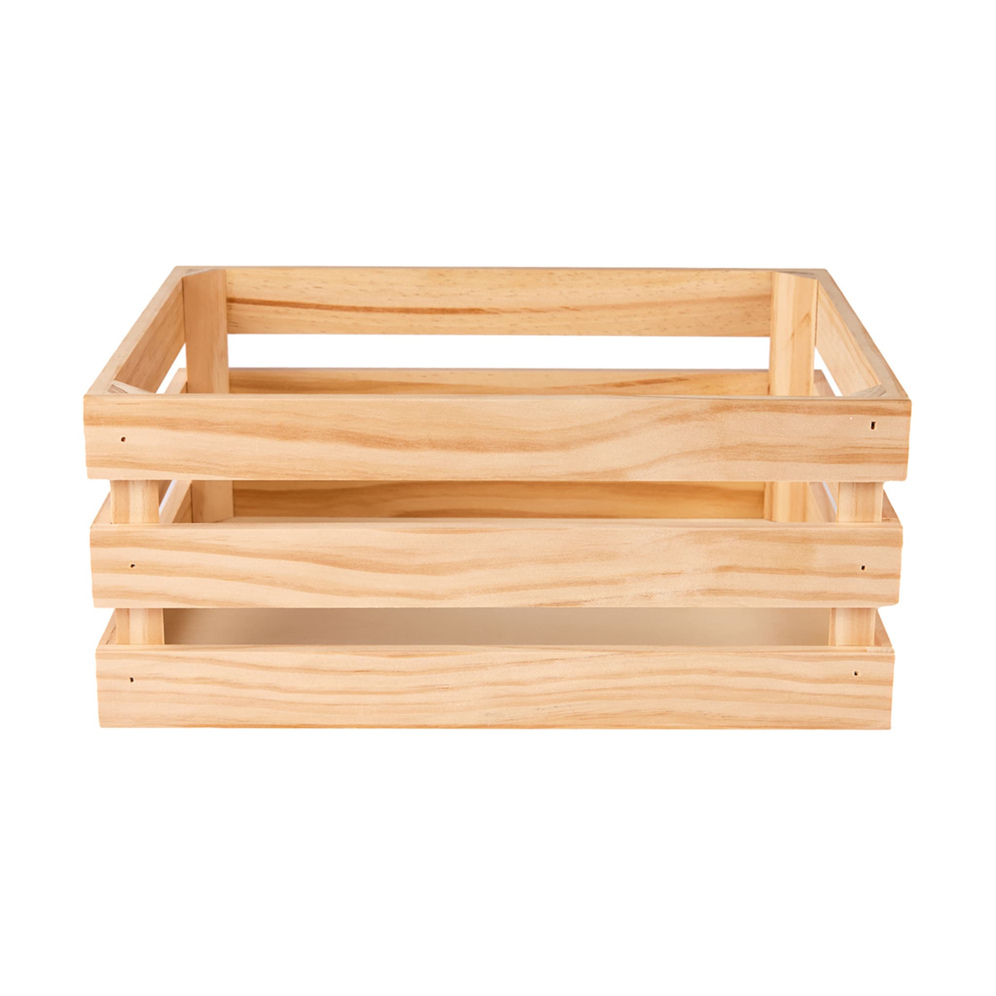 Medium Wooden Crate Kmart