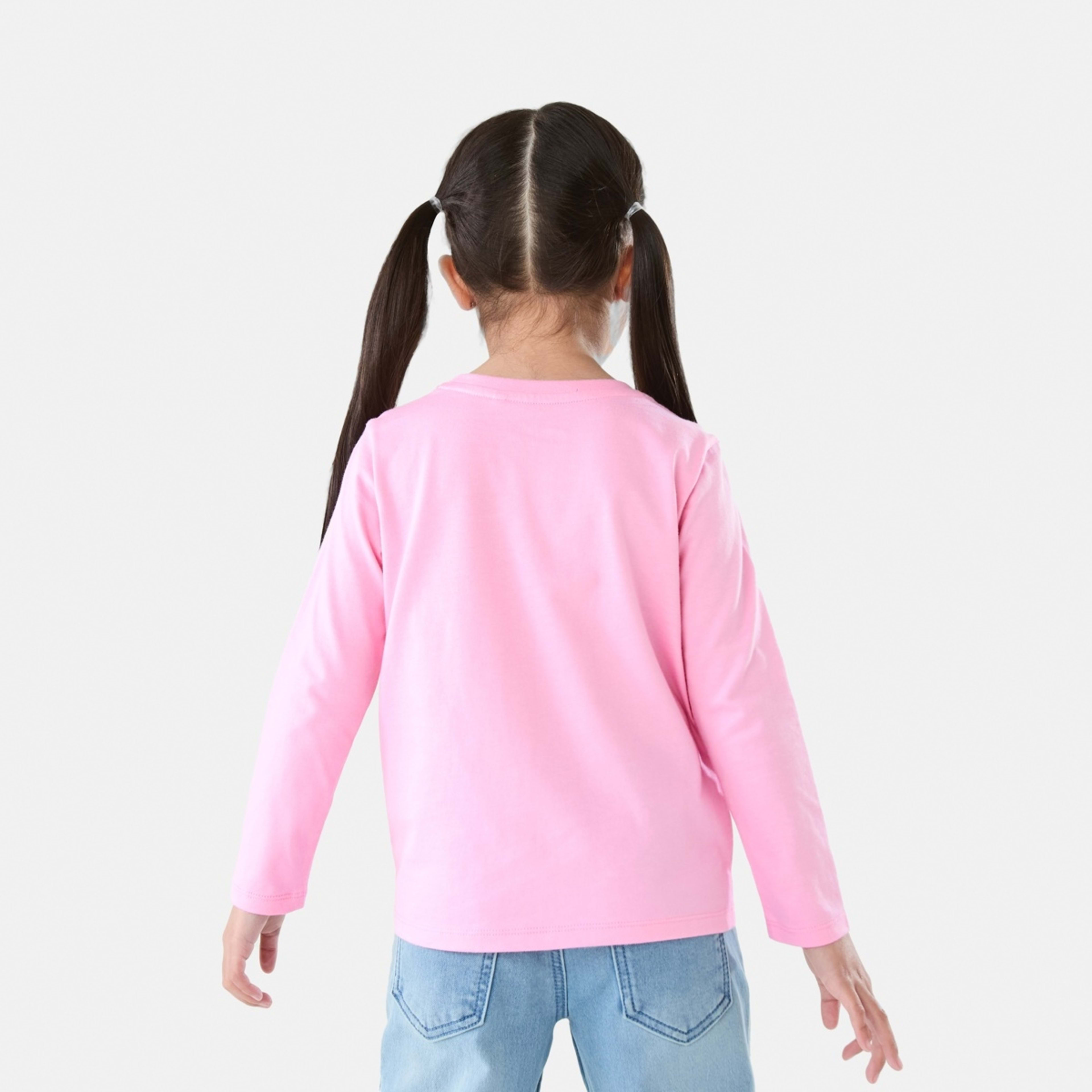 2 Sequin T-shirt Sequin Rainbows Prismatic Pink, 2 of 8