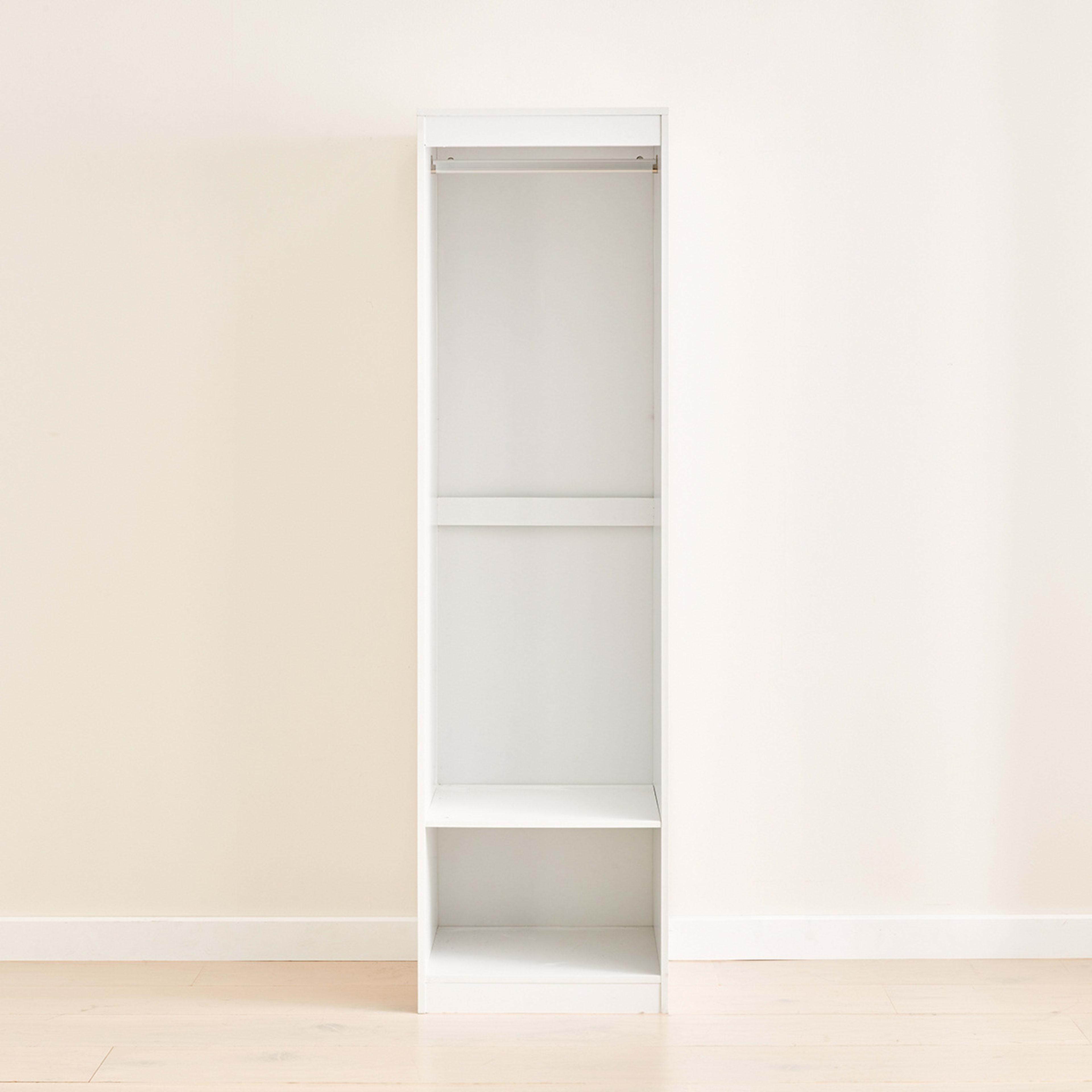 Owen Wardrobe Hanging Rail with Storage Shelf Kmart