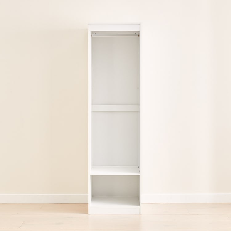 Owen Wardrobe Hanging Rail with Storage Shelf Kmart
