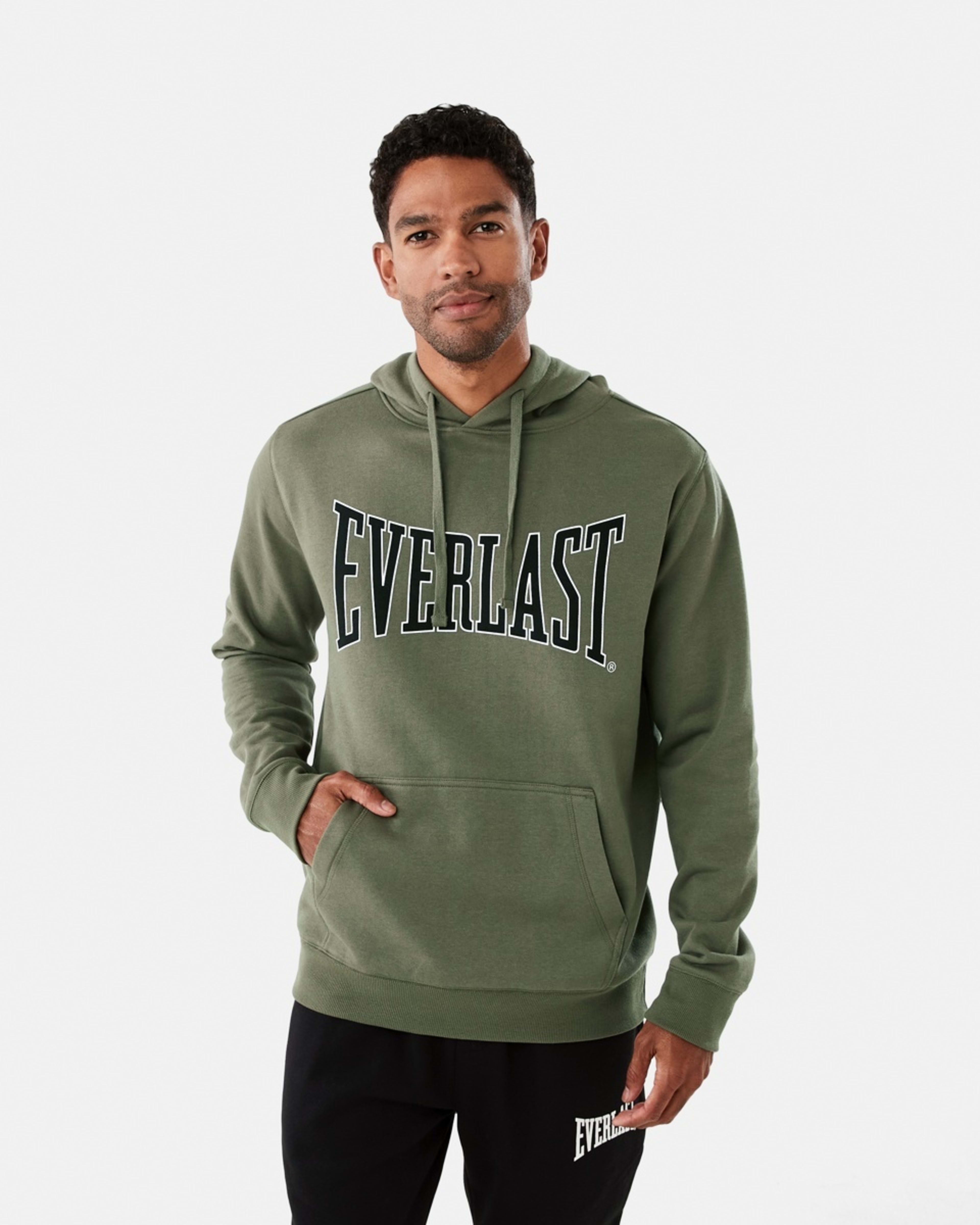 1 Everlast Mens Classic Sport Hoodie EVER CLASSIC KHAKI, 1 of 7