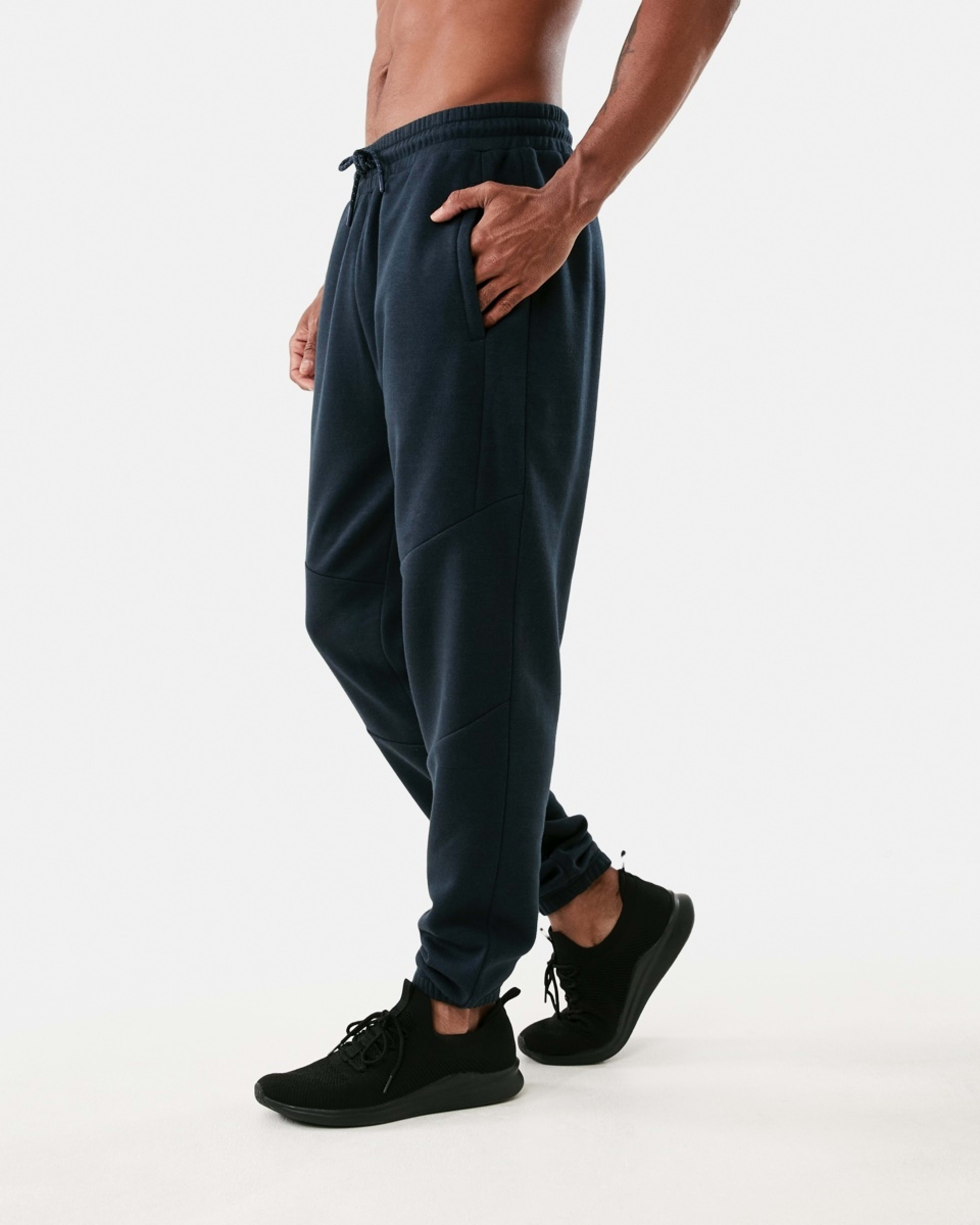 2 Active Mens Panel Trackpants SHADE NAVY, 2 of 6