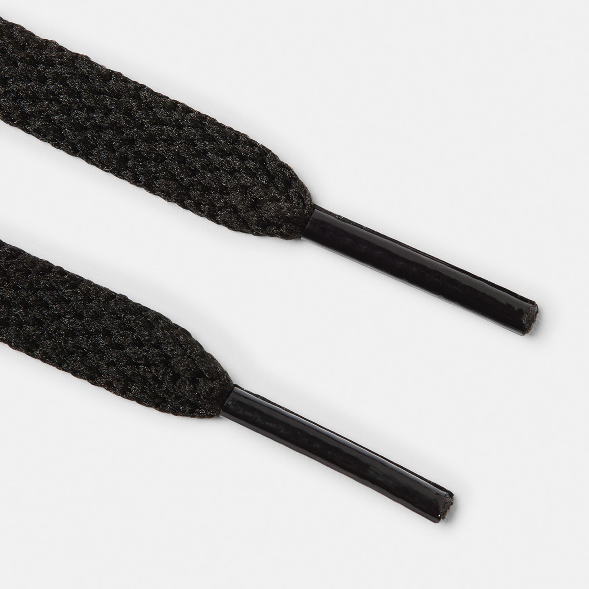 2 Pack Flat Laces Black Kmart