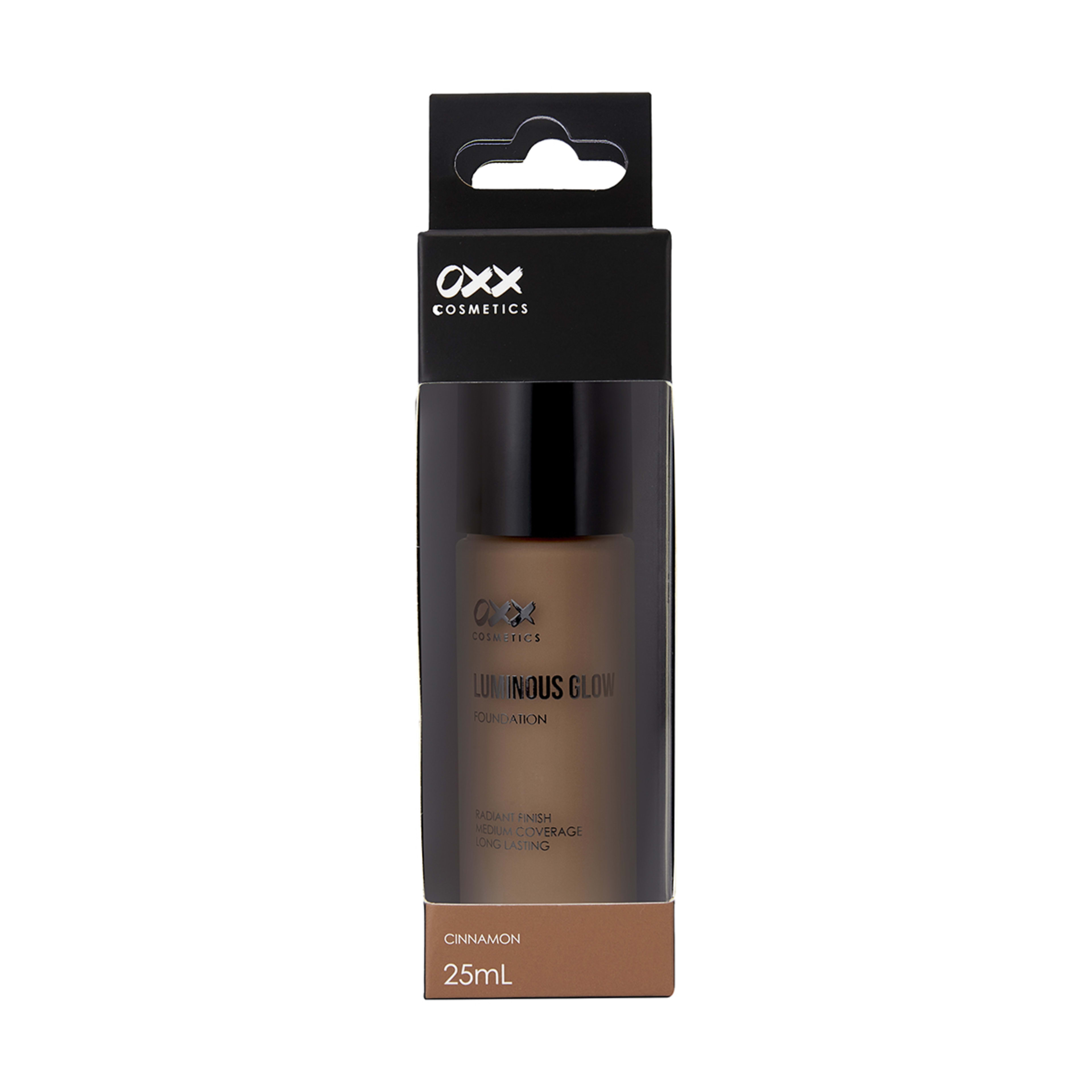 1 OXX Cosmetics Luminous Glow Foundation - Cinnamon