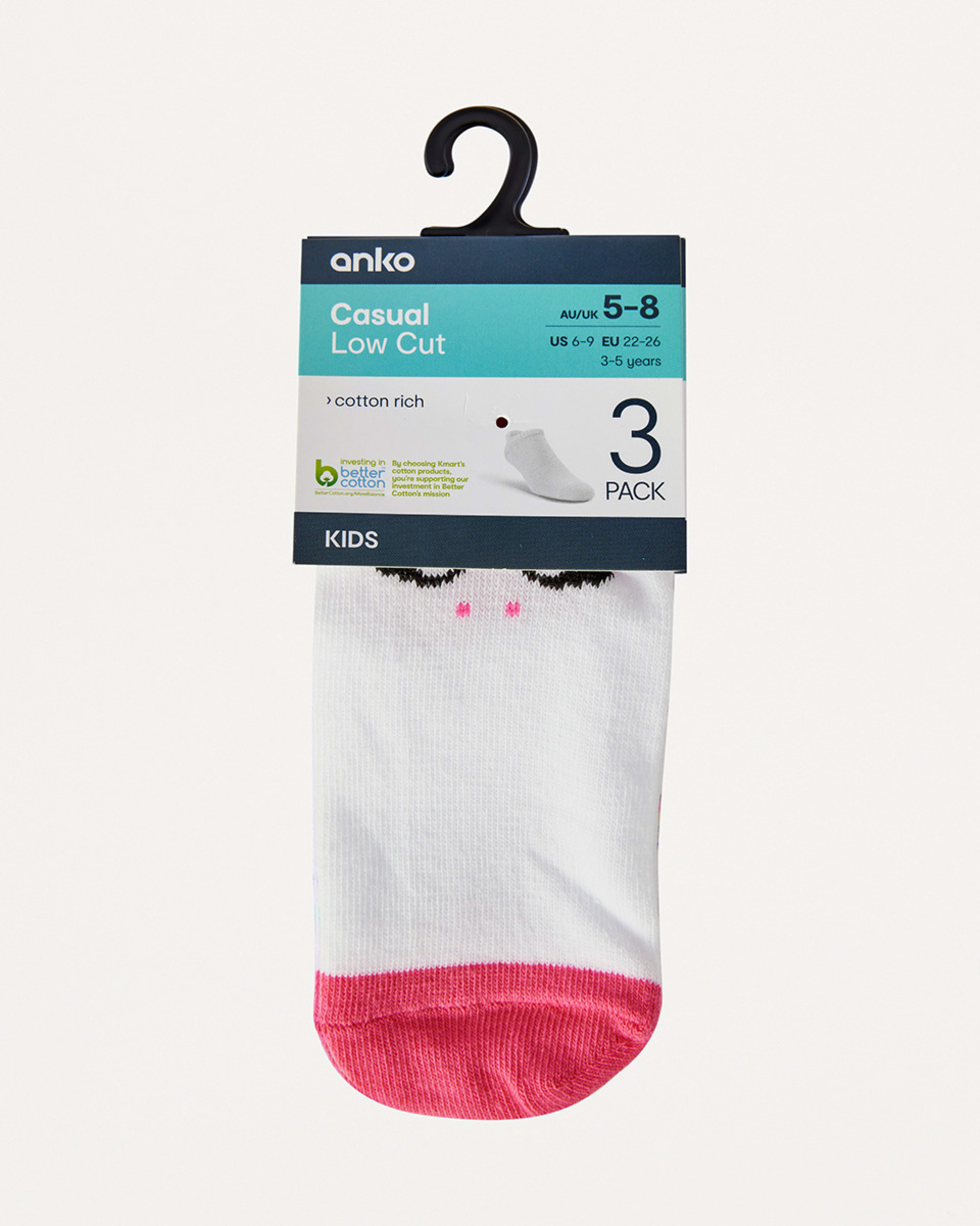 3 Pack Trainer Socks Kmart