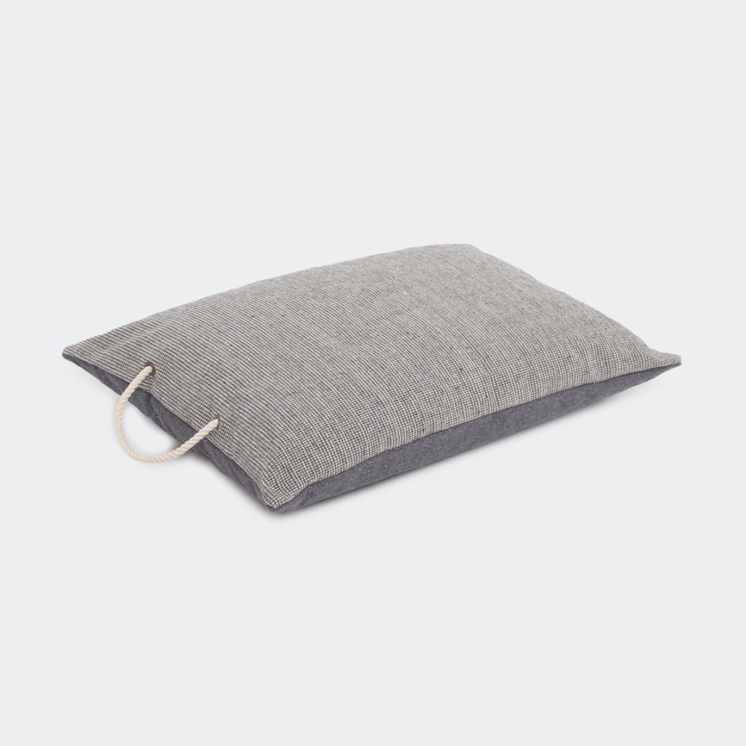 Pet Bed Rectangle Cushion Dark Grey Kmart