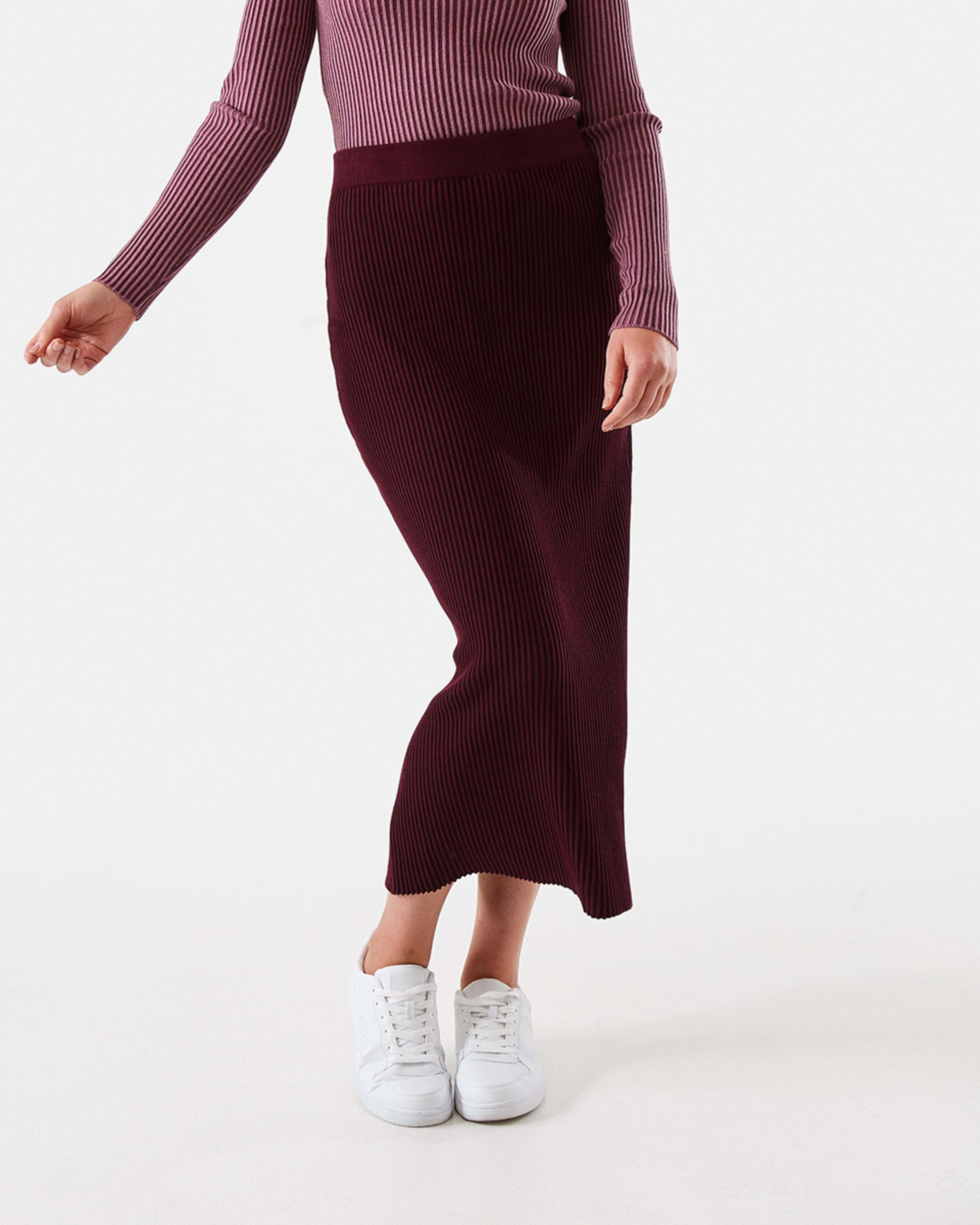 Rib Column Skirt Kmart