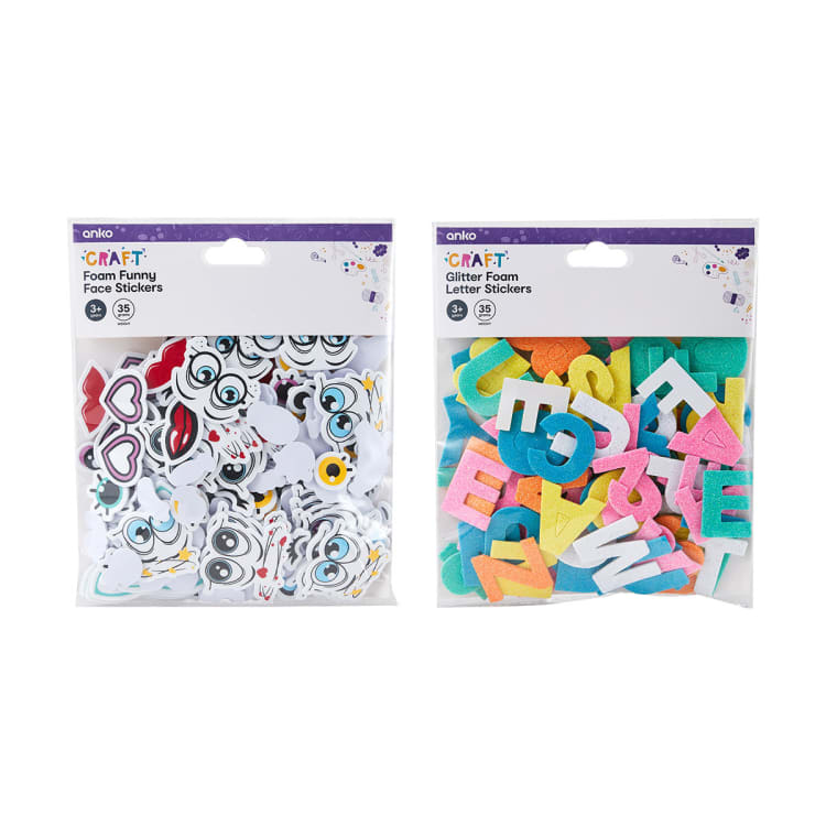 Foam Stickers Assorted Kmart