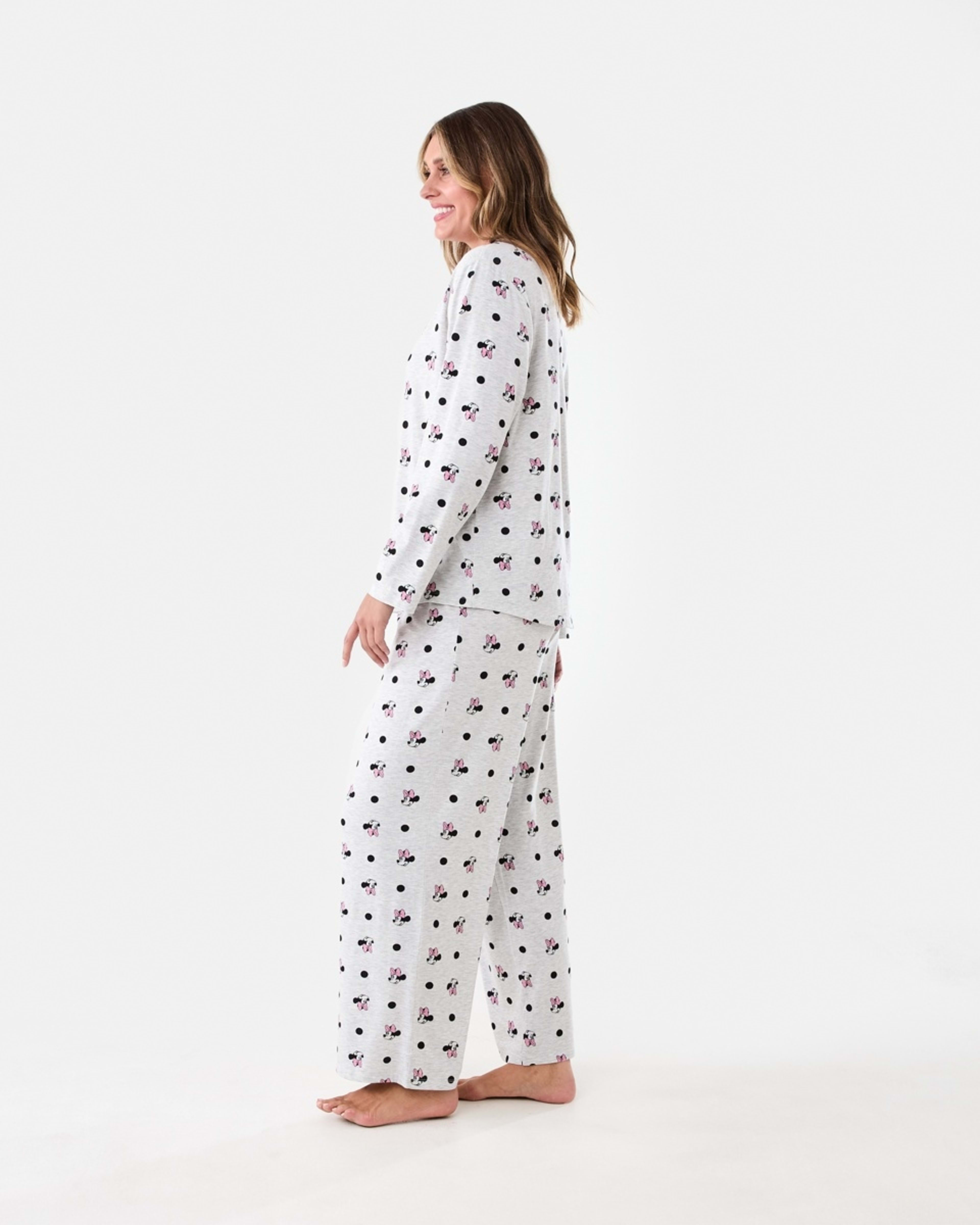 2 Minnie Mouse License Long Sleeve Comfort Pyjama Set Minnie Spt, 2 of 6