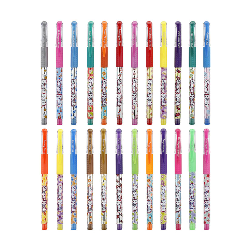 24 Pack Scentos Candy Scented Gel Pens Kmart