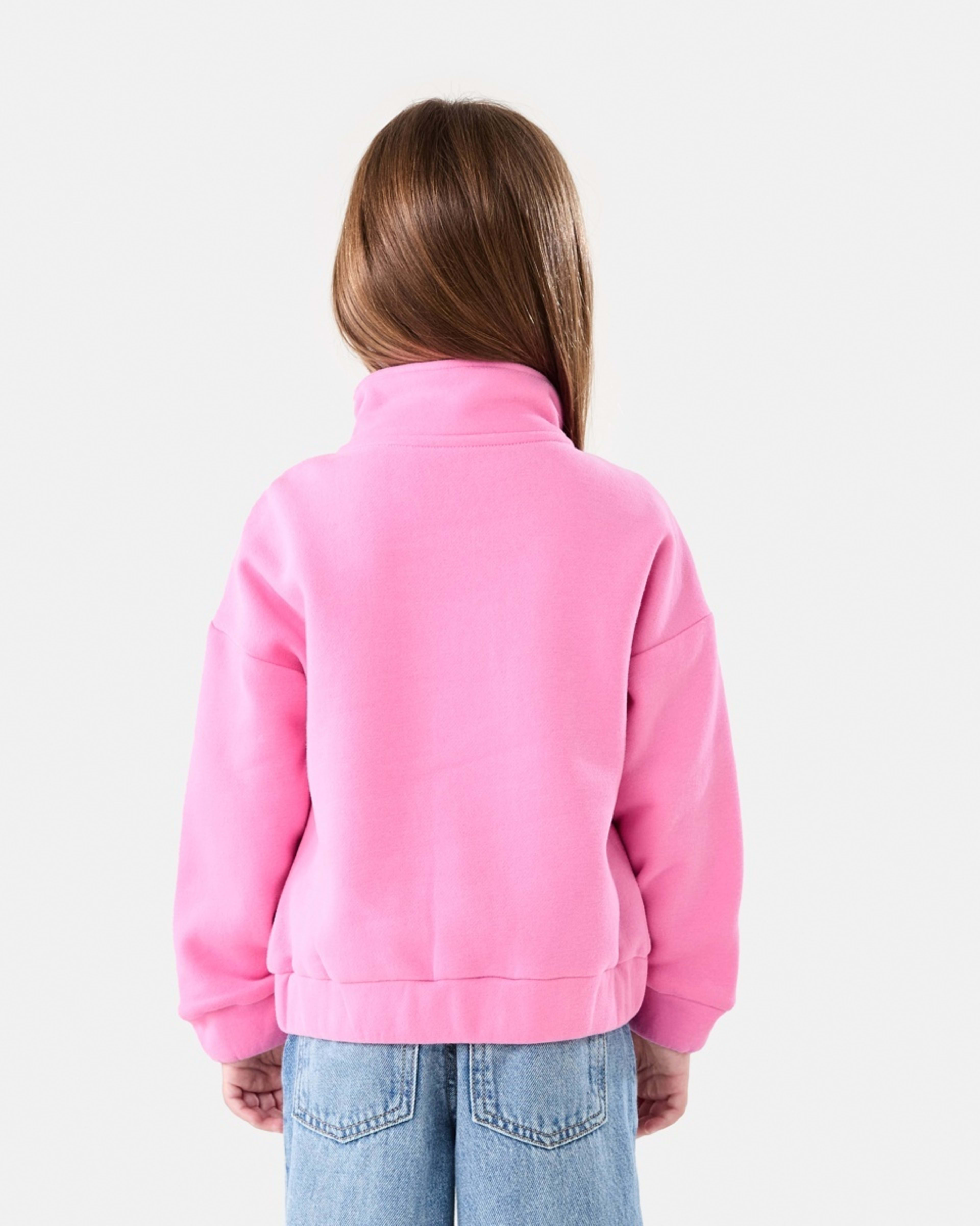 2 Quarter Zip Fleece Sweatshirt Lovely, 2 of 8